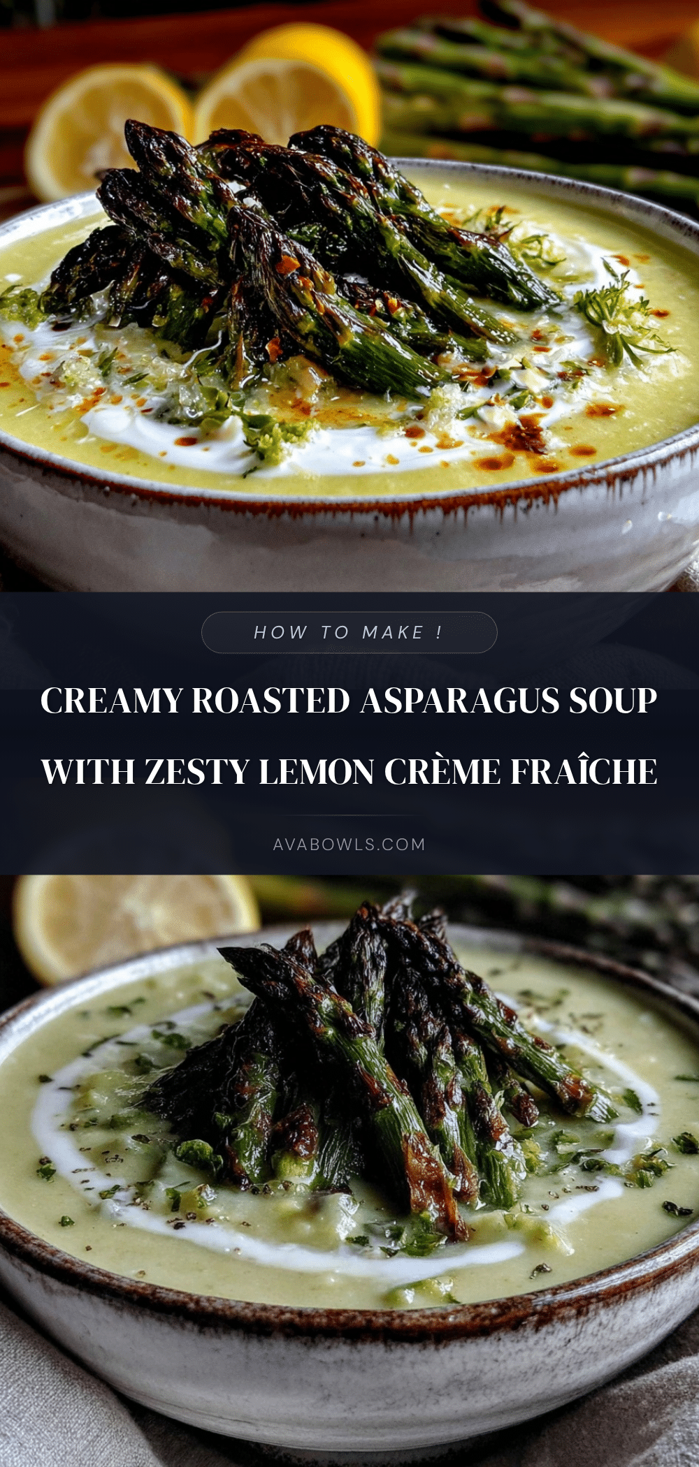 creamy roasted asparagus soup recipe