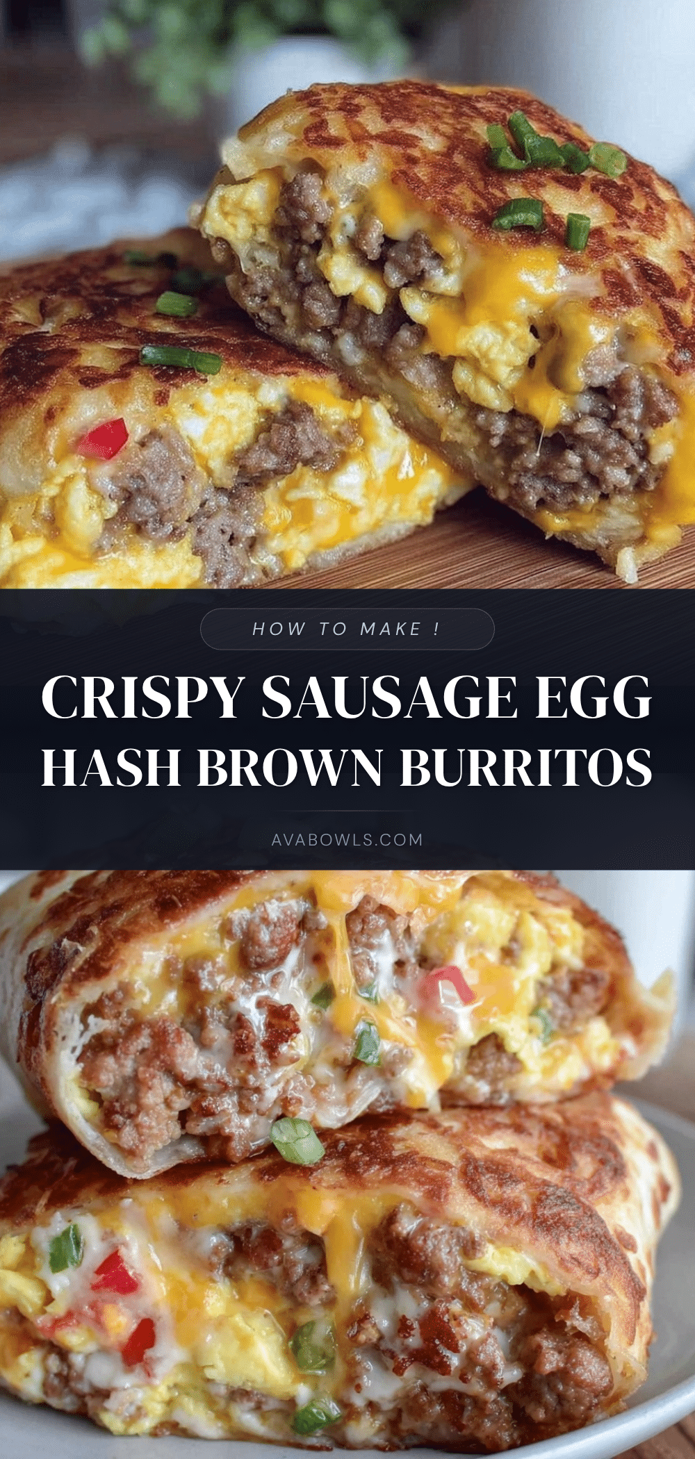 crispy hash brown breakfast burritos recipe