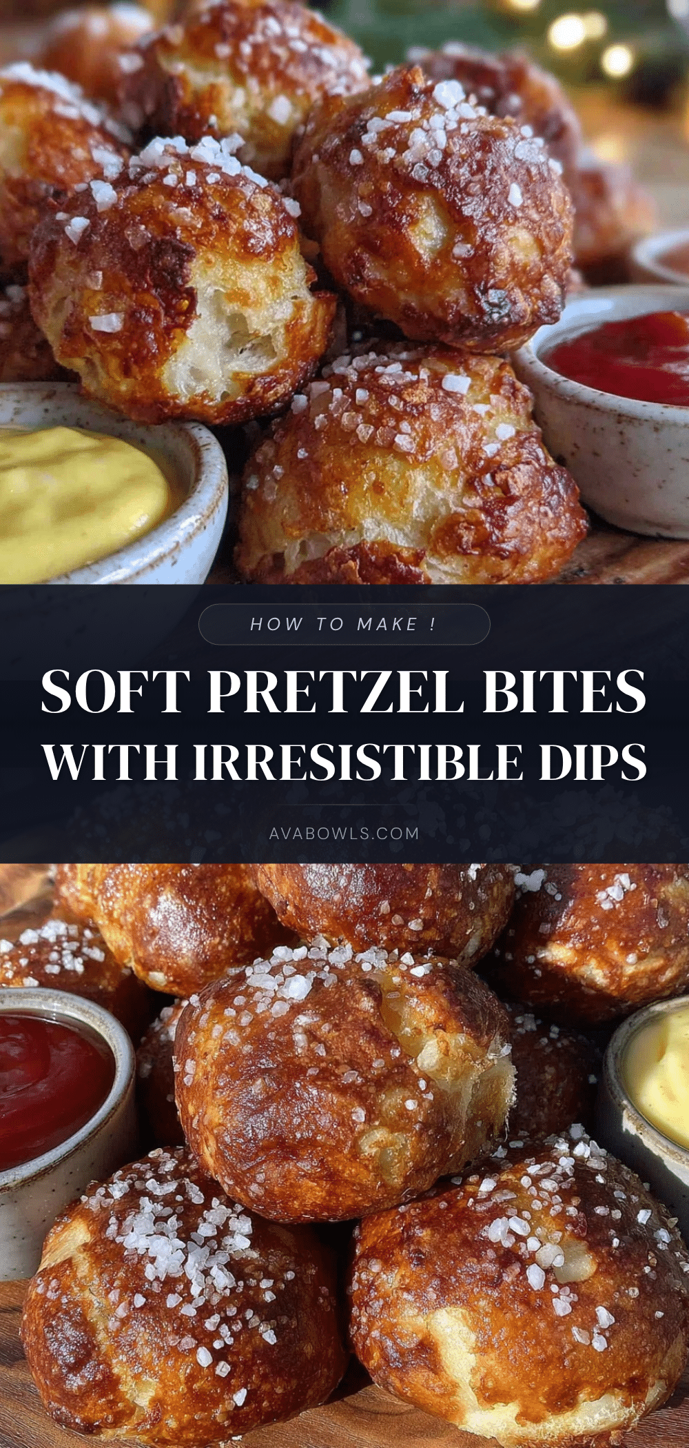 crispy soft pretzel bites recipe