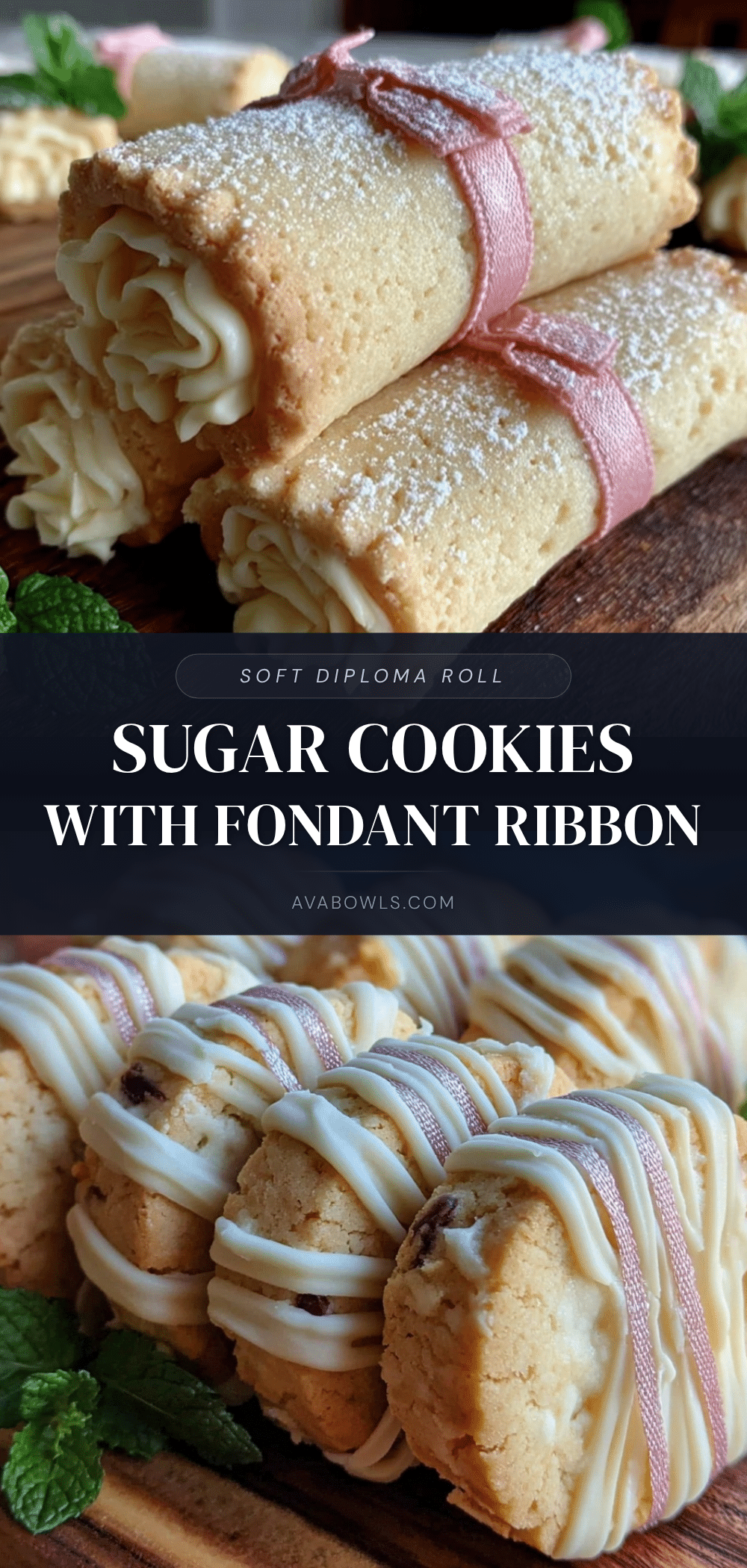 diploma roll sugar cookies recipe