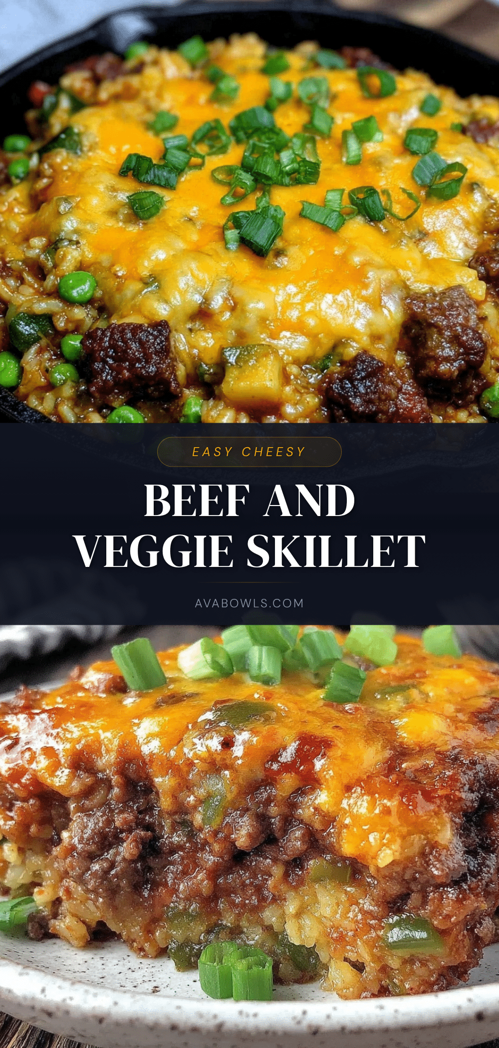 easy cheesy beef and rice skillet recipe