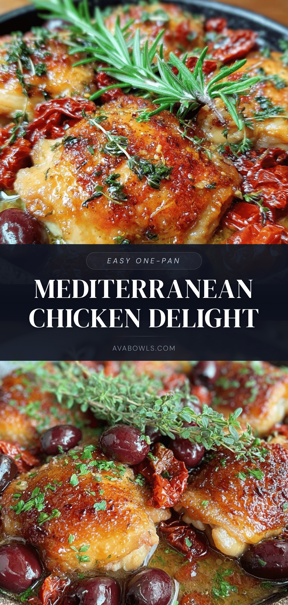 Easy One-Pan Mediterranean Chicken recipe