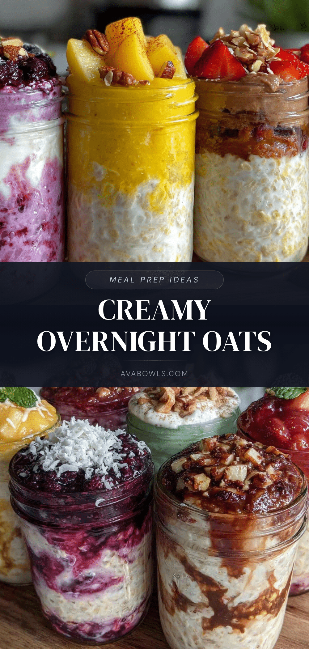 fresh overnight oats meal prep recipe
