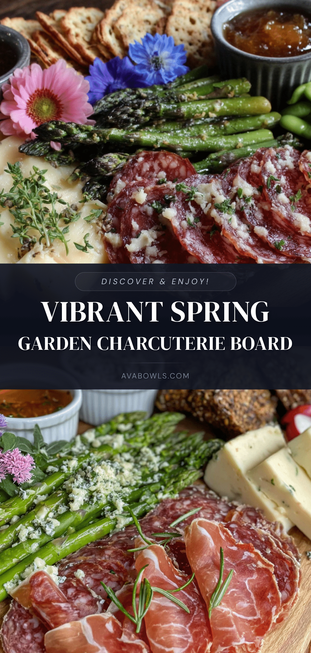 fresh spring garden charcuterie board recipe