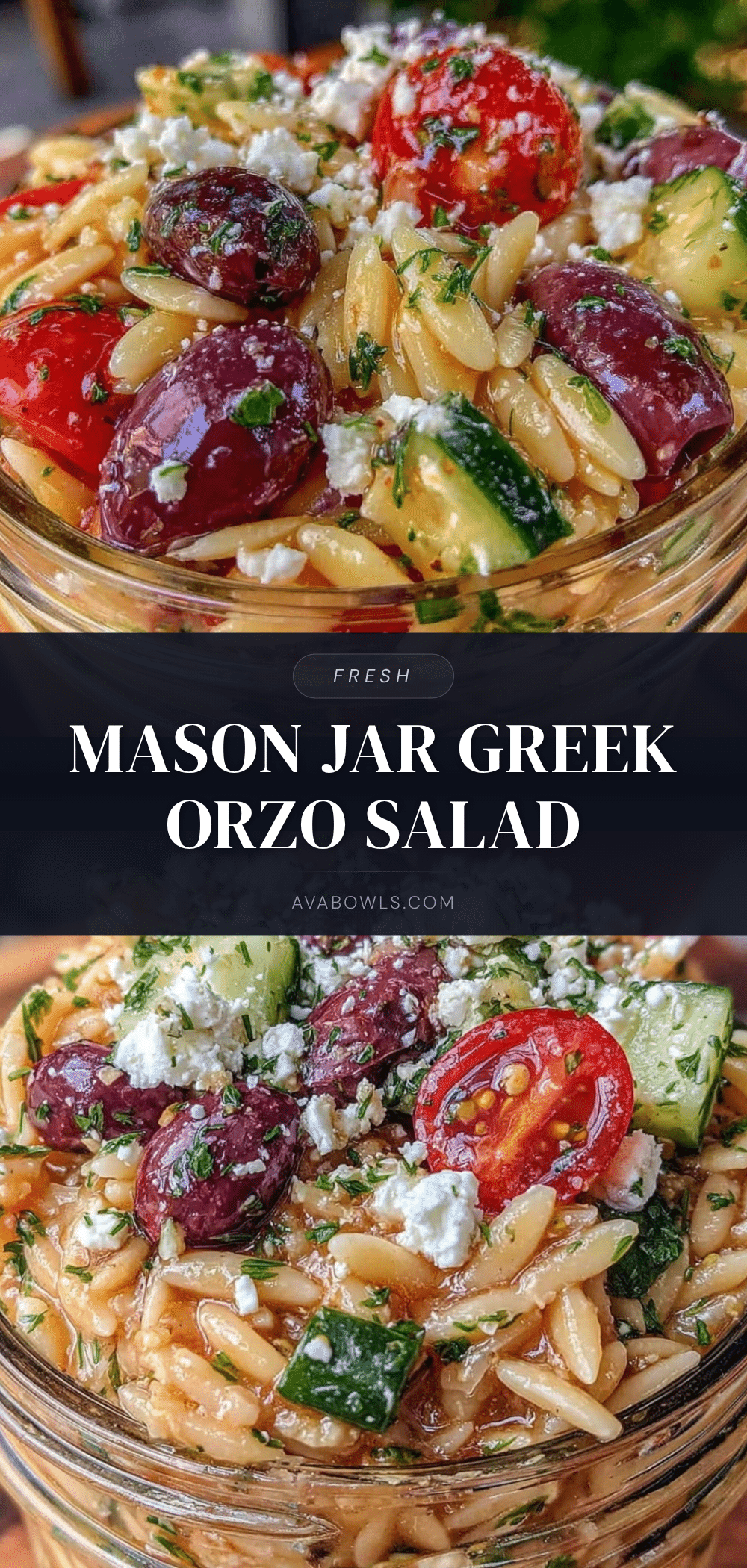 Greek Orzo Pasta Salad recipe