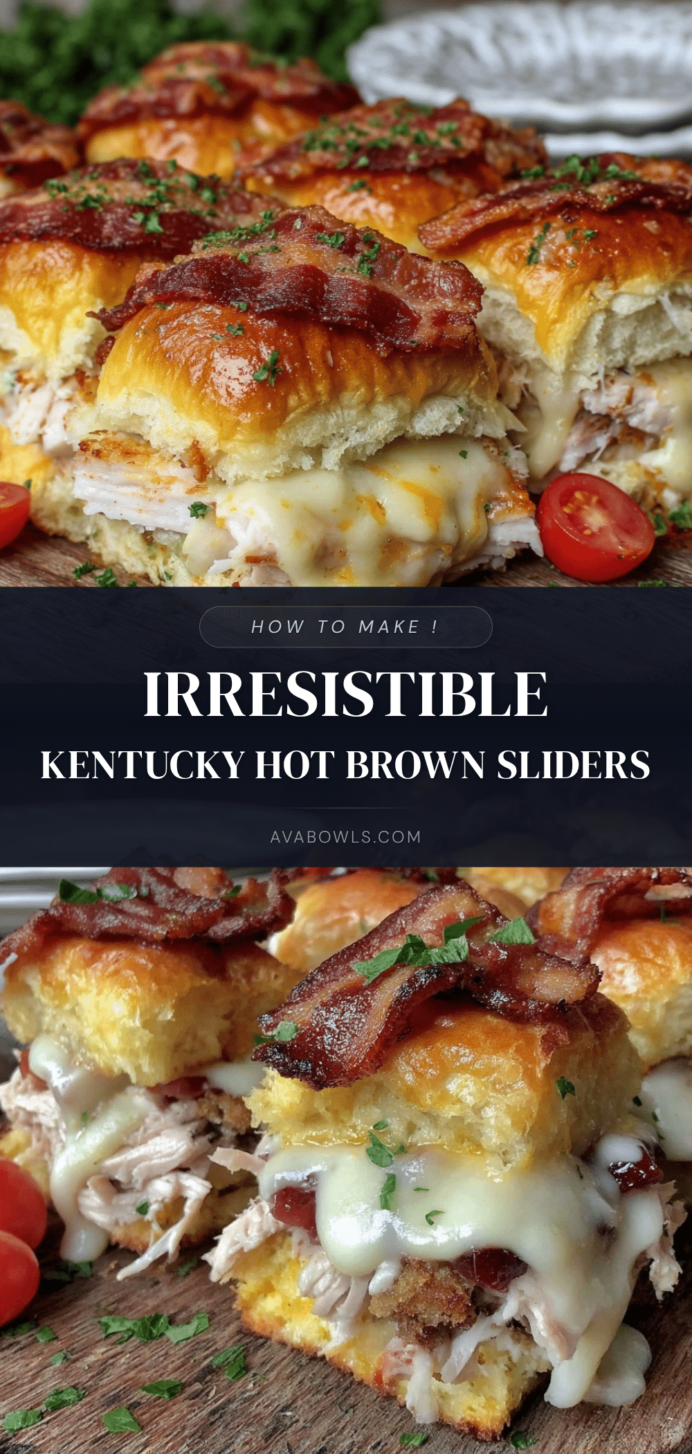 Kentucky Hot Brown Sliders recipe