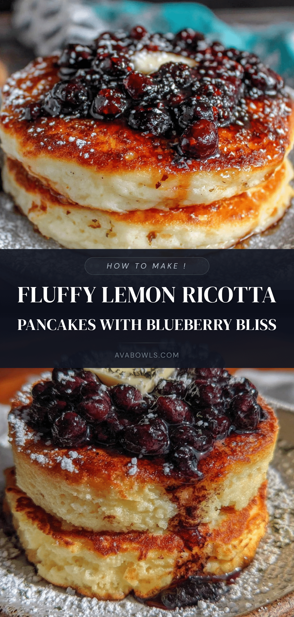 lemon ricotta pancakes recipe