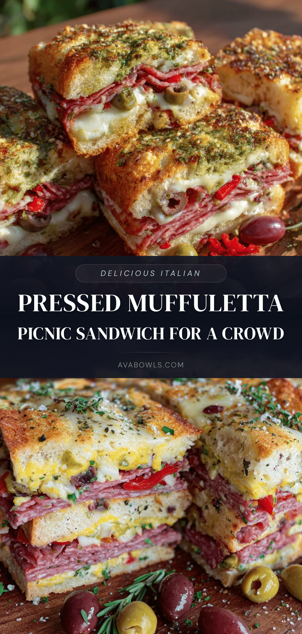 pressed muffuletta sandwich recipe