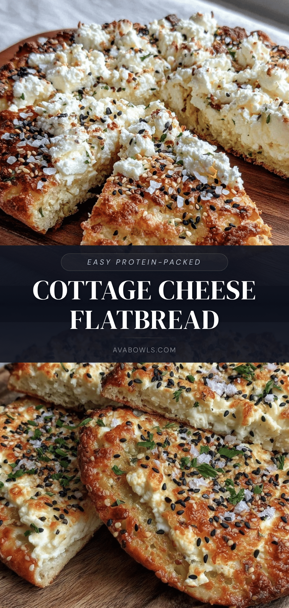 protein-packed cottage cheese flatbread recipe