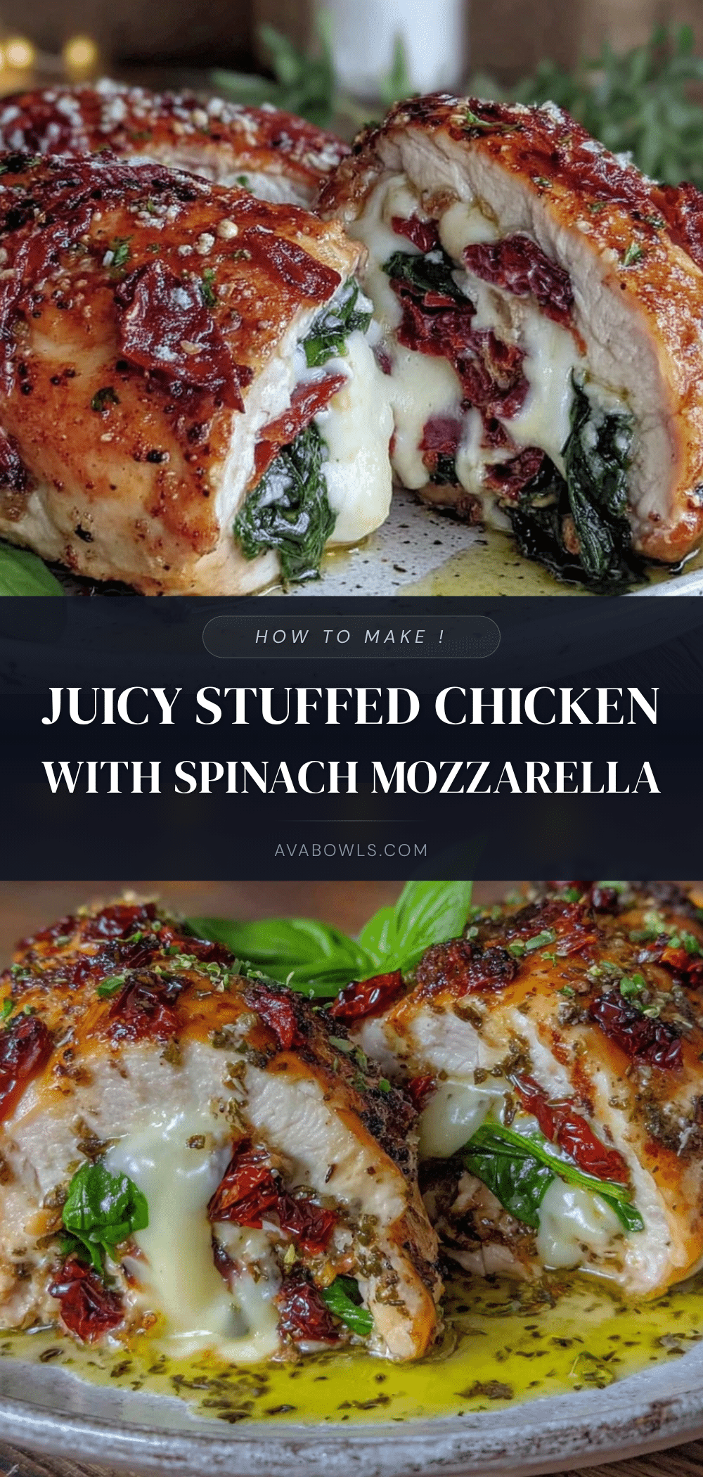 savory stuffed chicken breast recipe