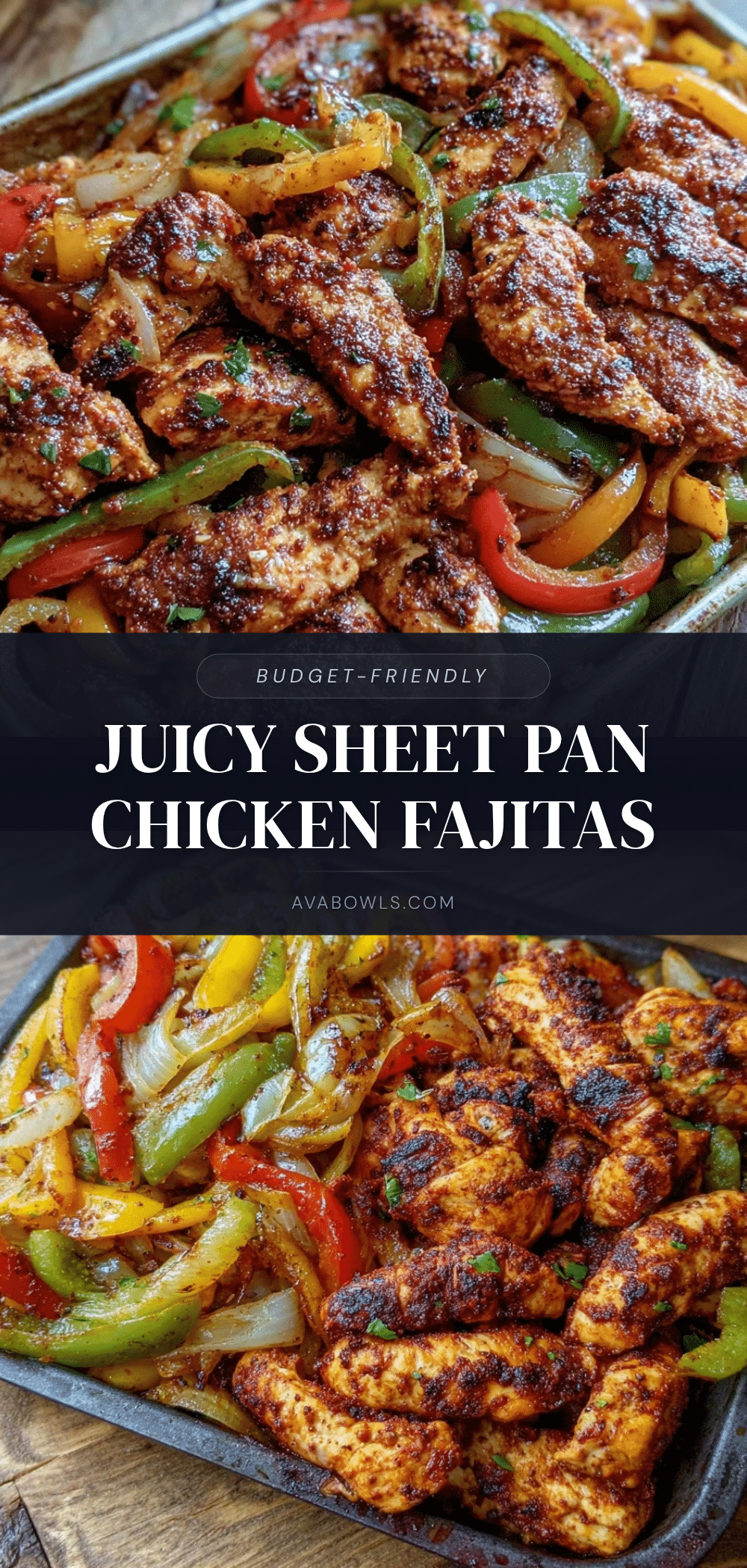 sheet pan chicken fajitas recipe