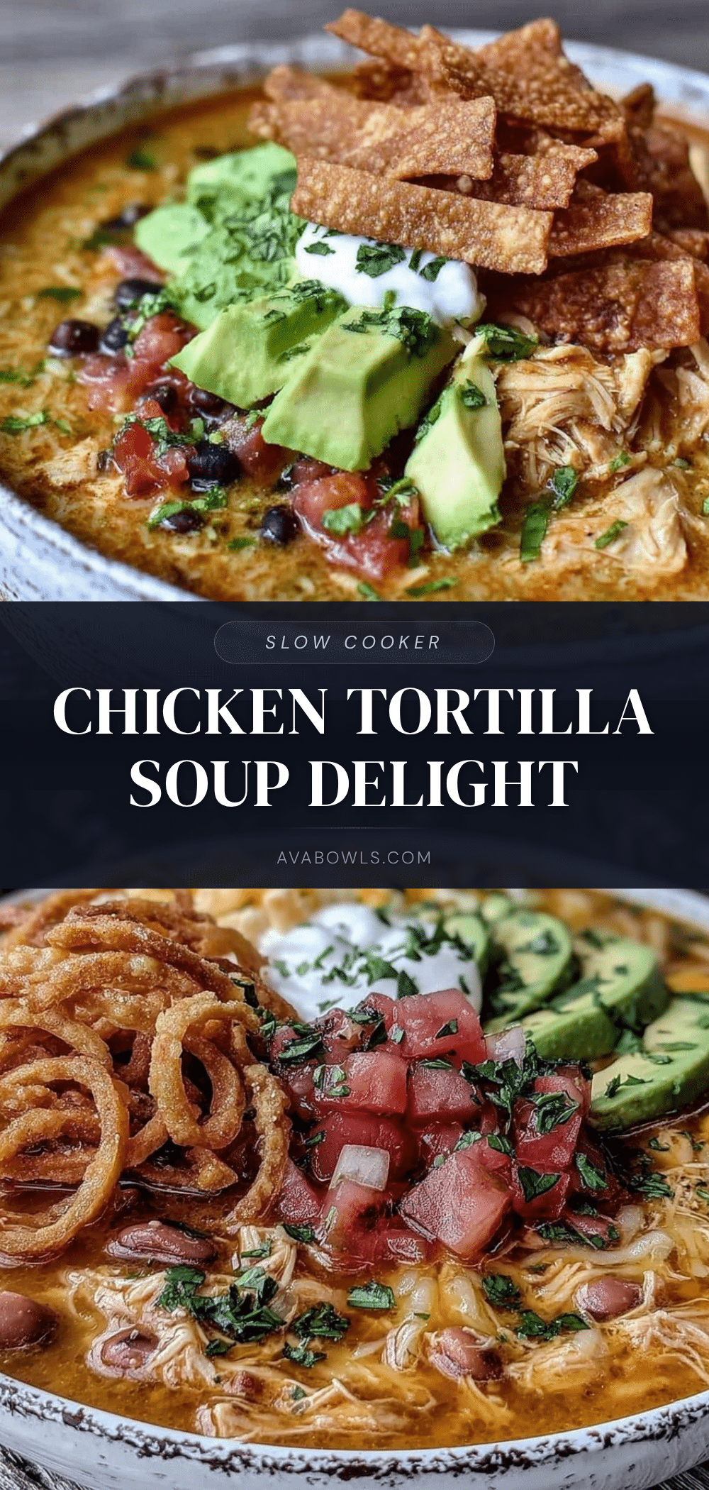 slow cooker chicken tortilla soup recipe