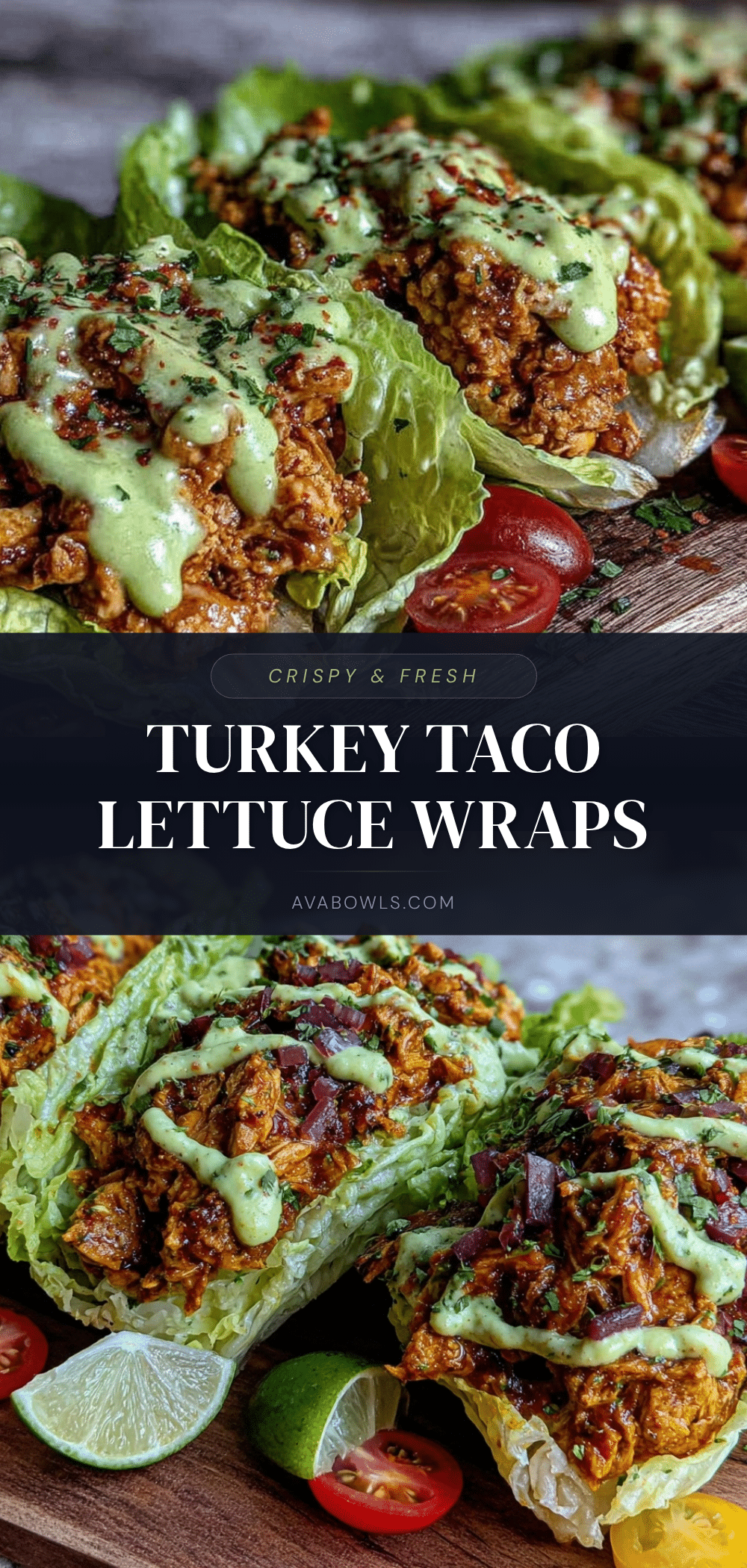 turkey taco lettuce wraps recipe