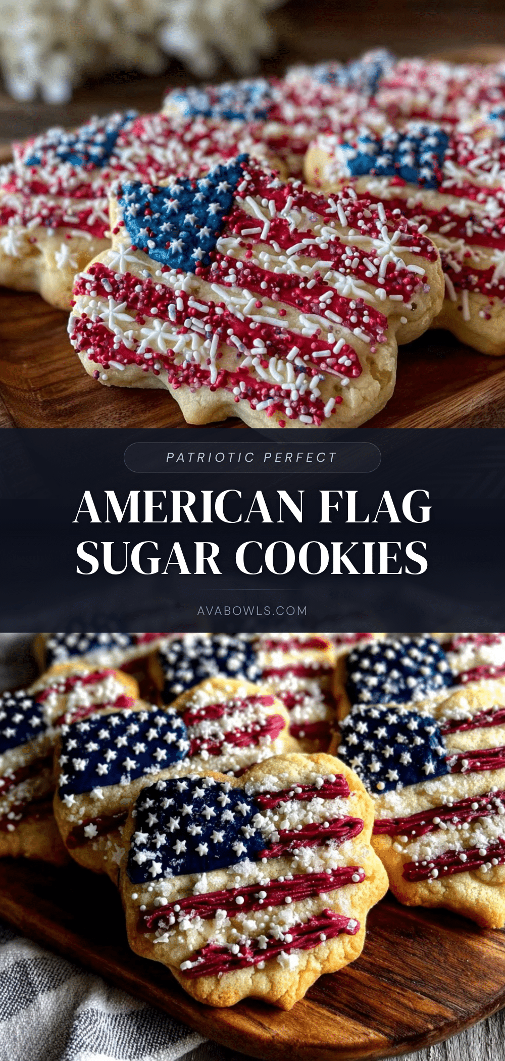american flag sugar cookies recipe