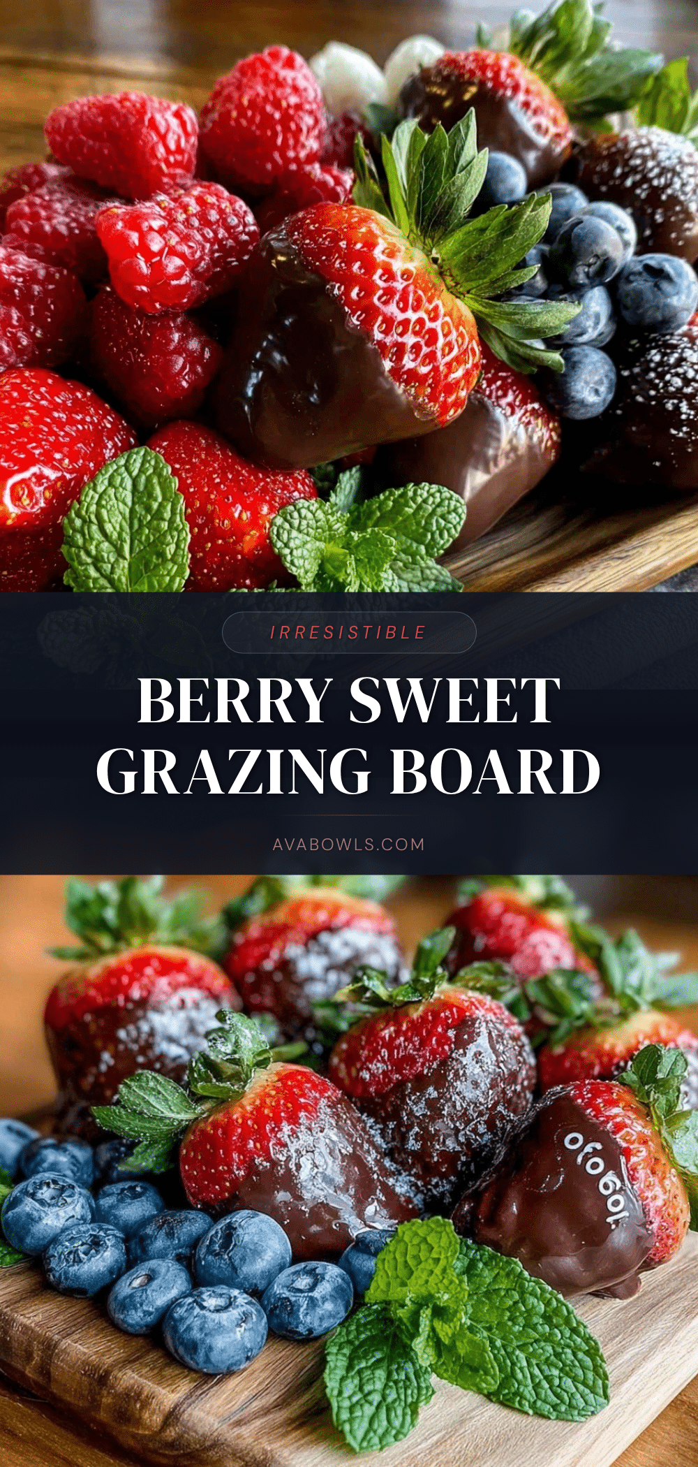 berry sweet grazing board recipe