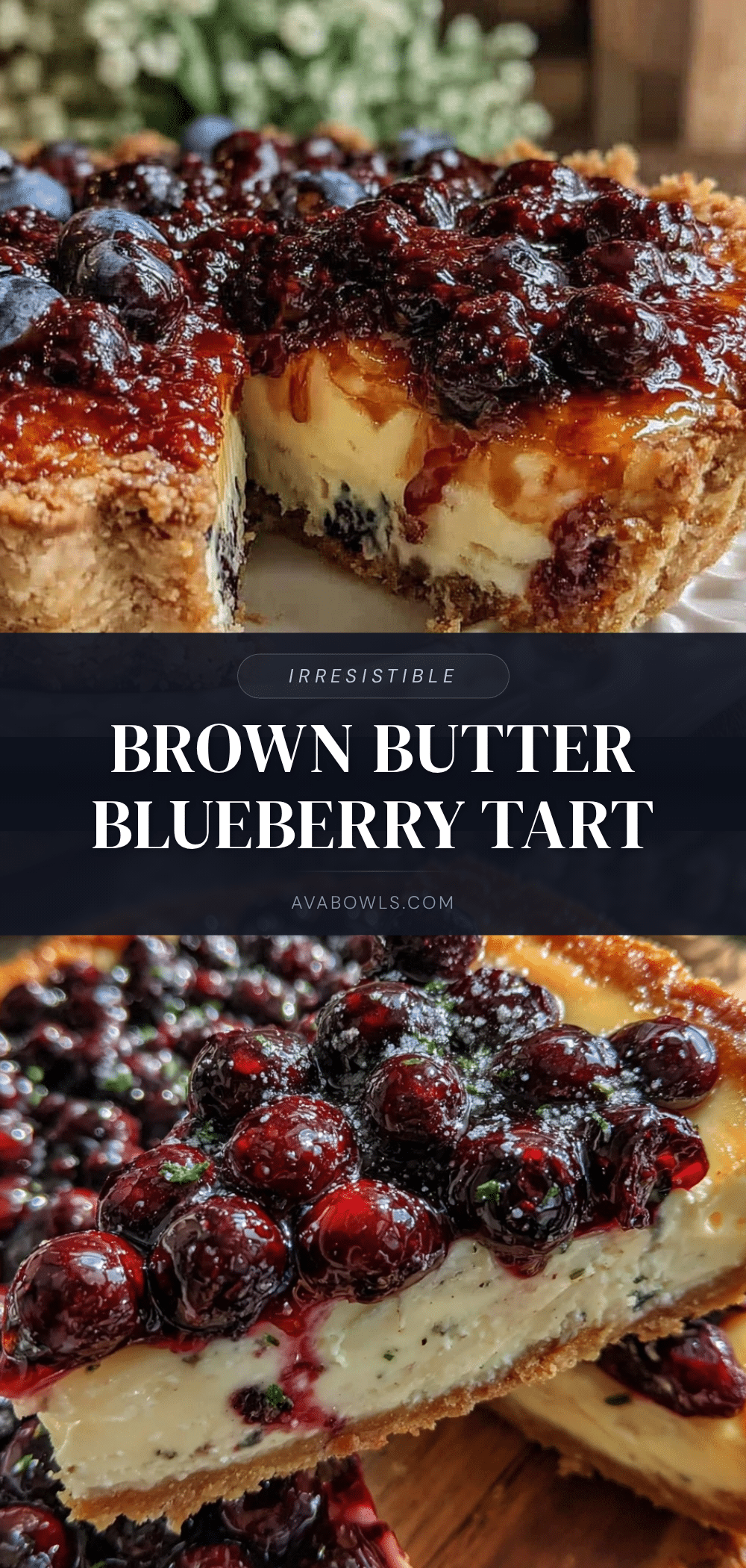 brown butter blueberry tart recipe