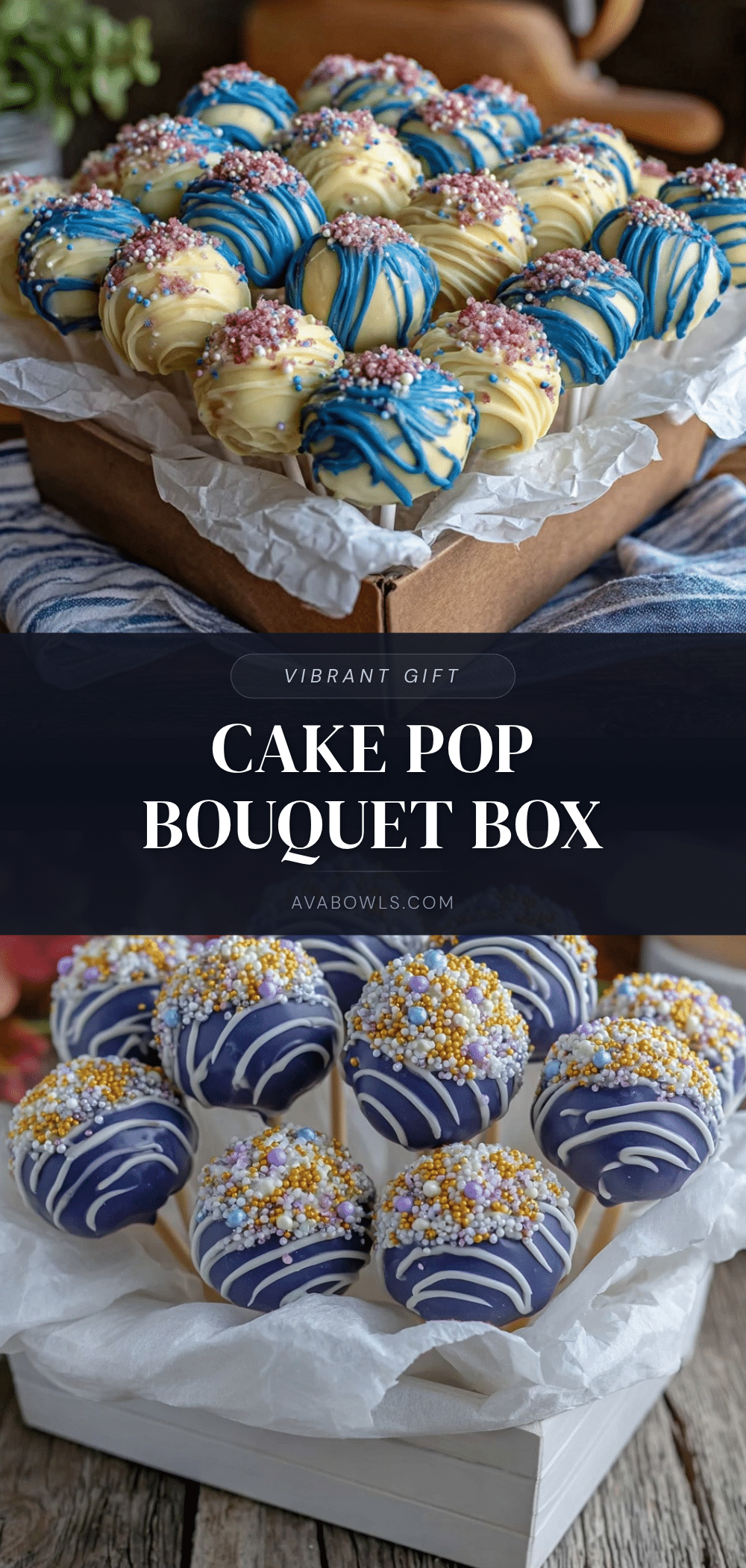 cake pop bouquet recipe