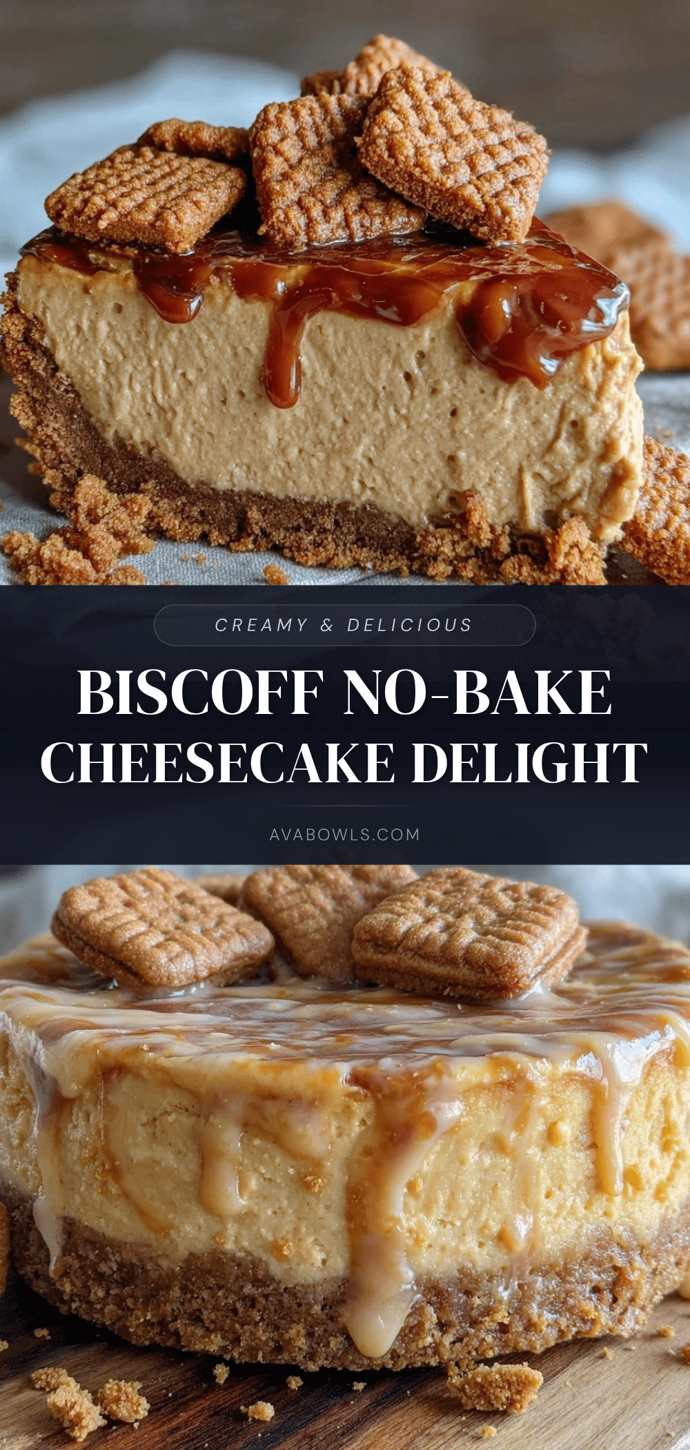 creamy biscoff no-bake cheesecake recipe