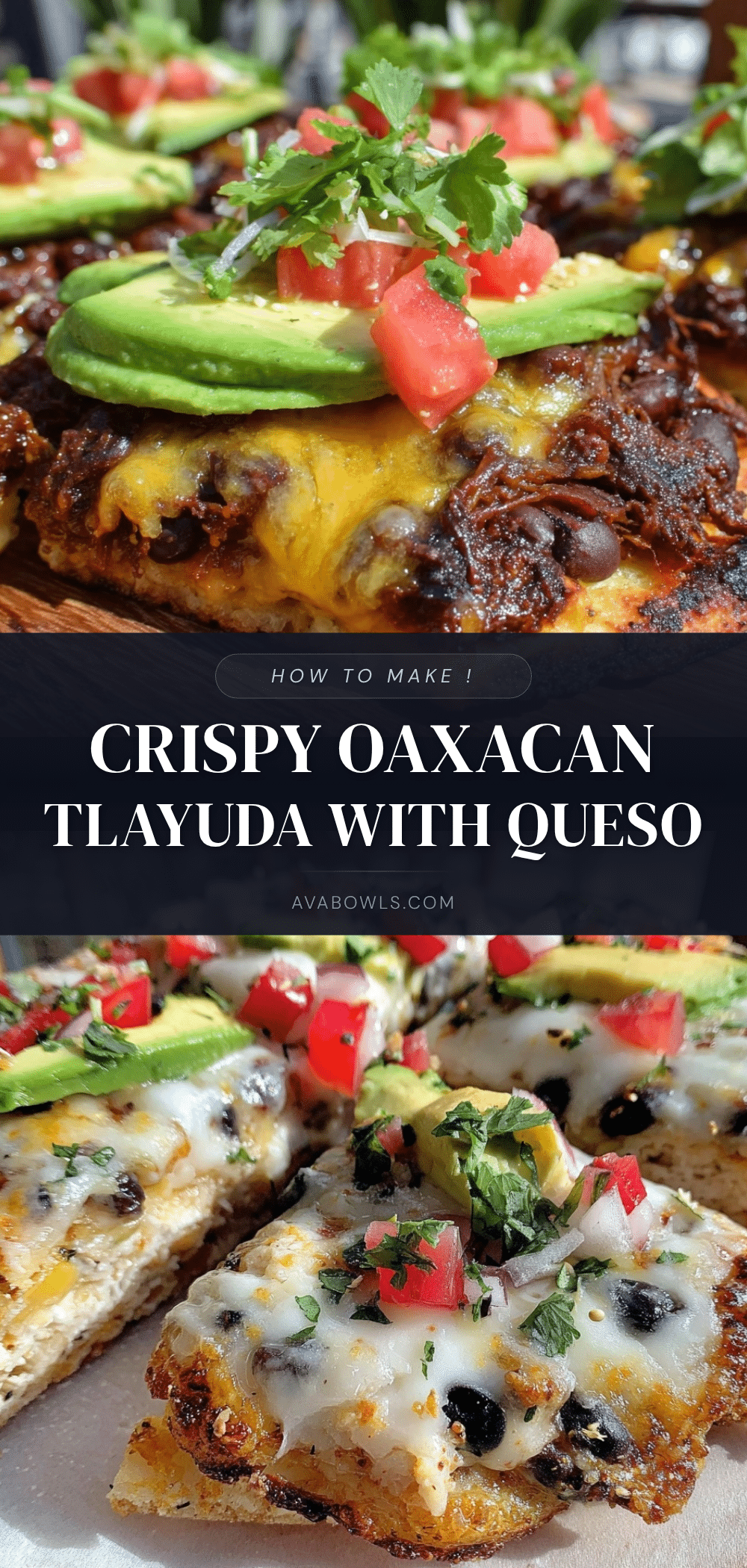 crispy Oaxacan tlayuda flatbread recipe