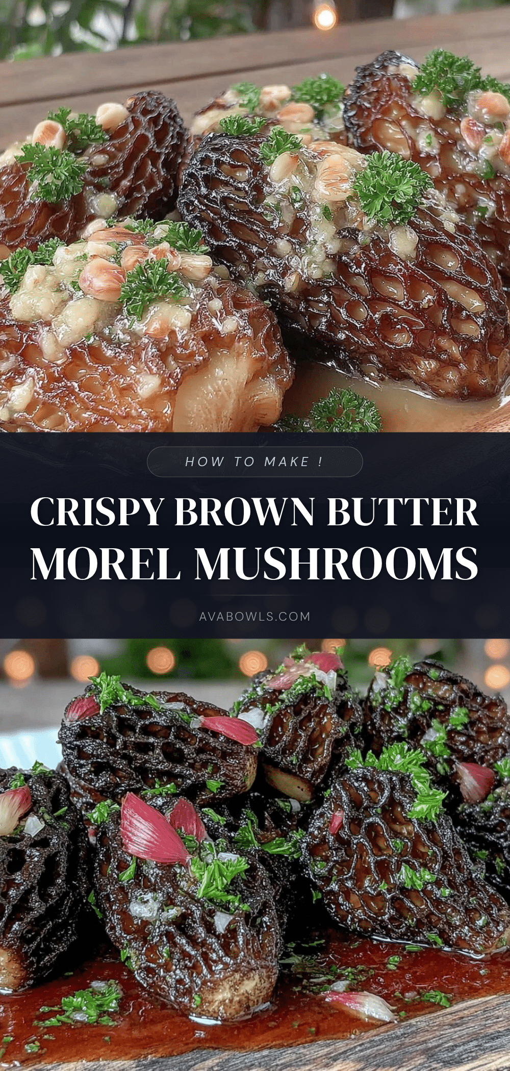 crispy pan seared morel mushrooms recipe