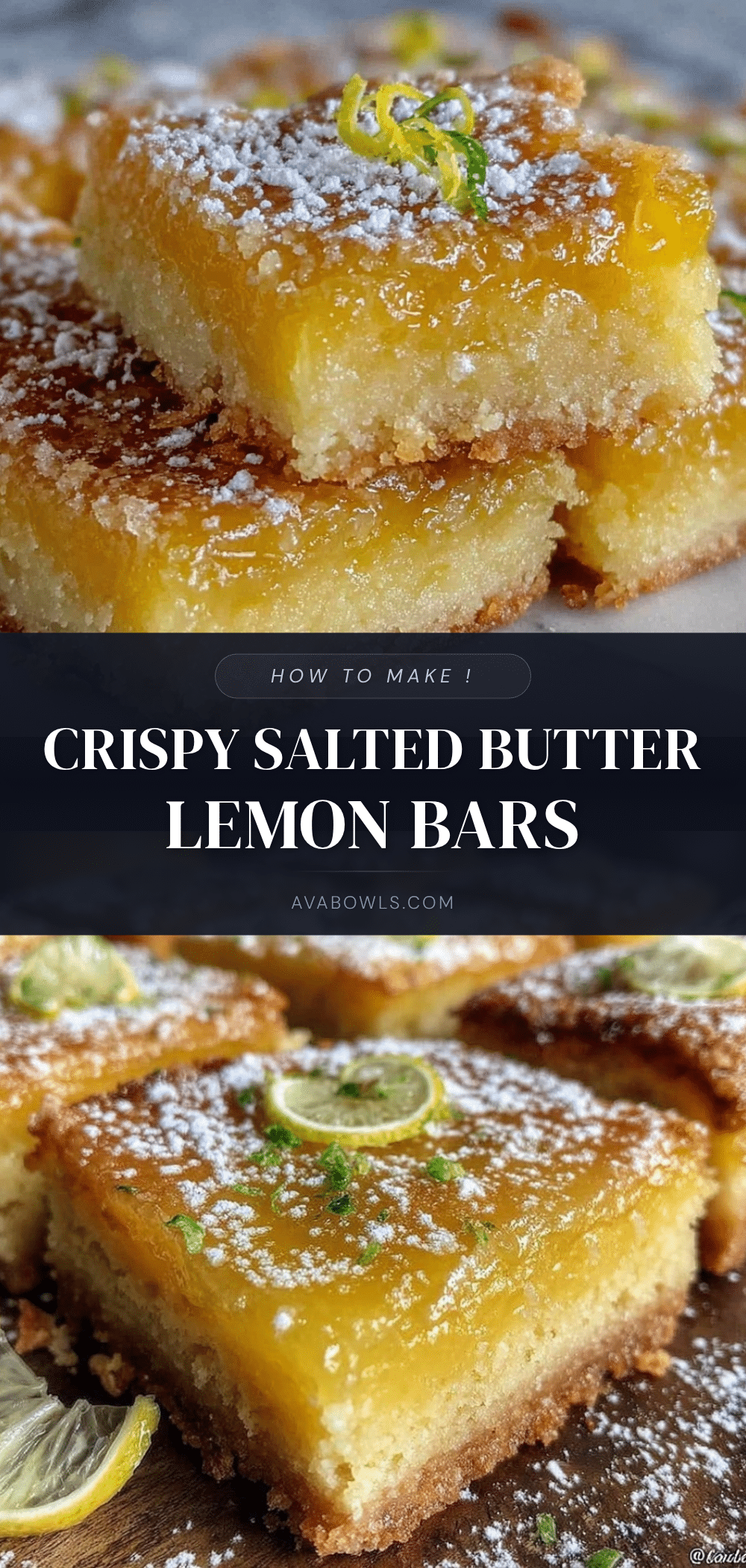 crispy sheet pan lemon bars recipe