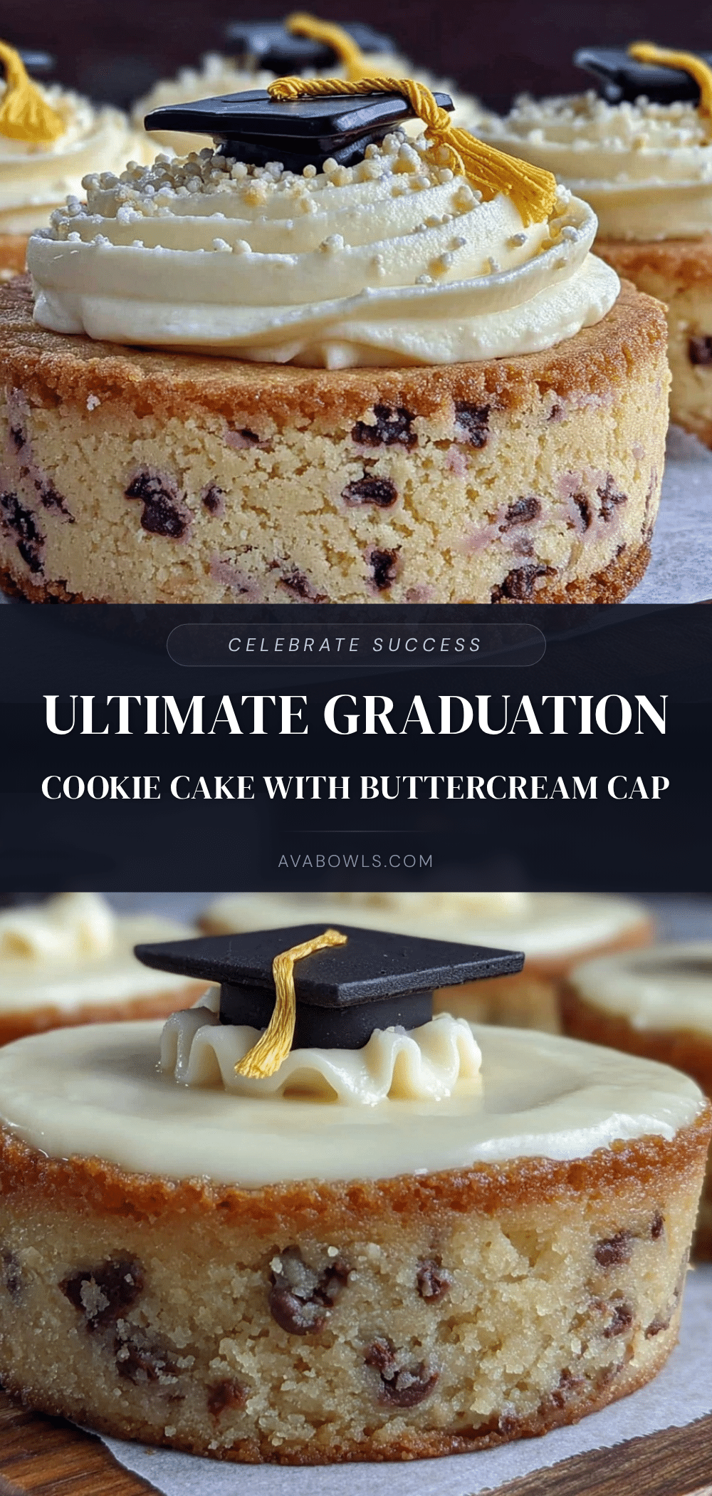 graduation cookie cake recipe