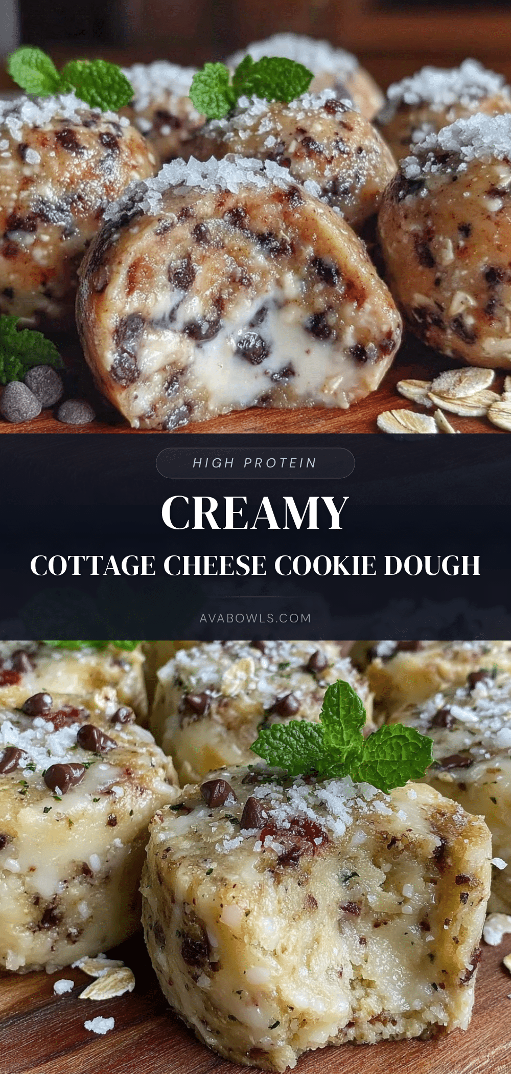 healthy high-protein cottage cheese cookie dough recipe
