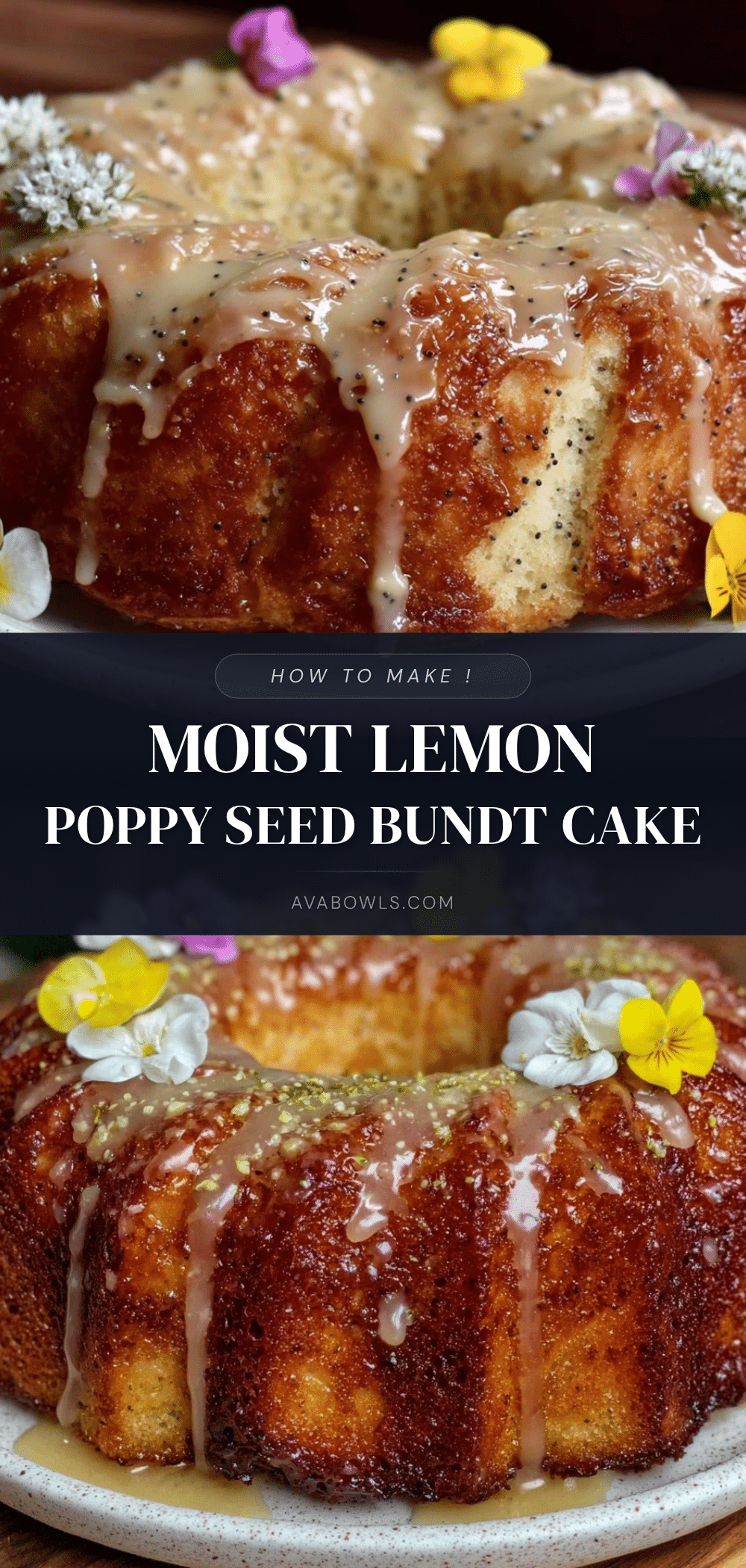 lemon poppy seed bundt cake recipe