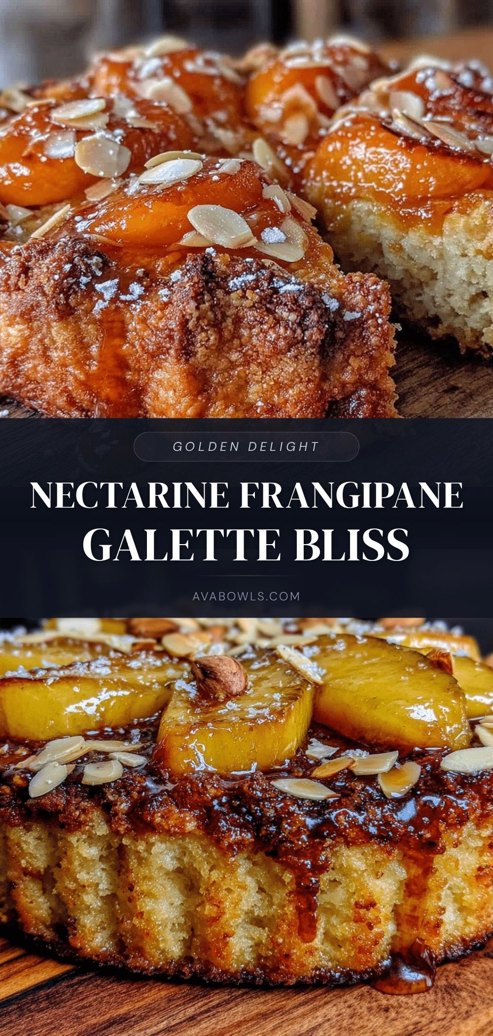 nectarine frangipane galette recipe