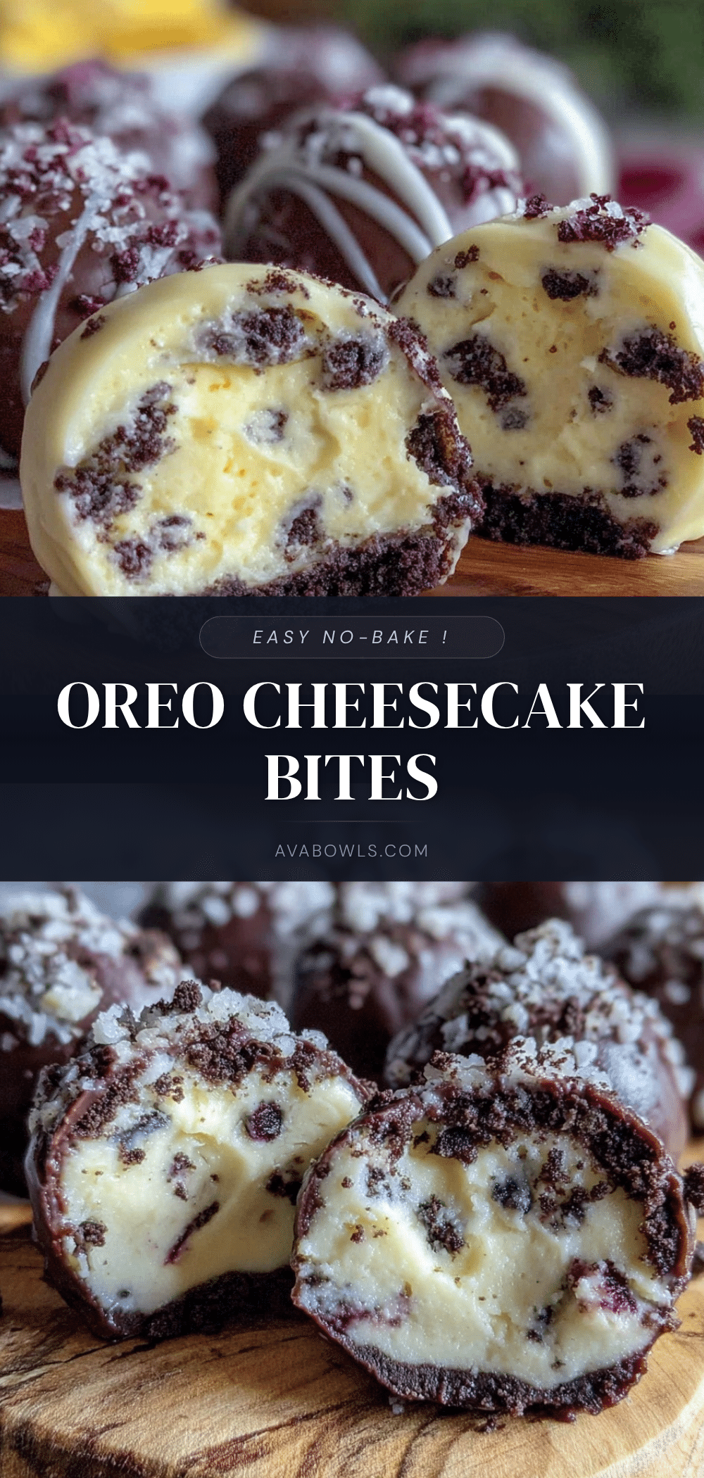 no-bake oreo cheesecake balls recipe