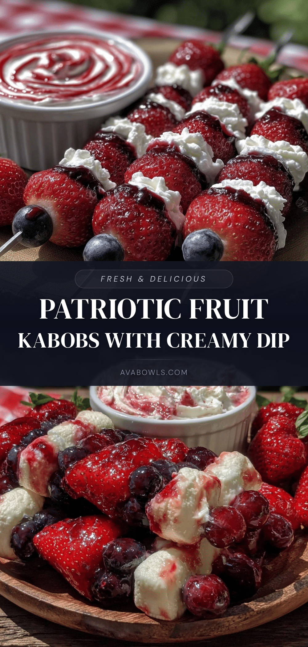 patriotic fruit kabobs recipe