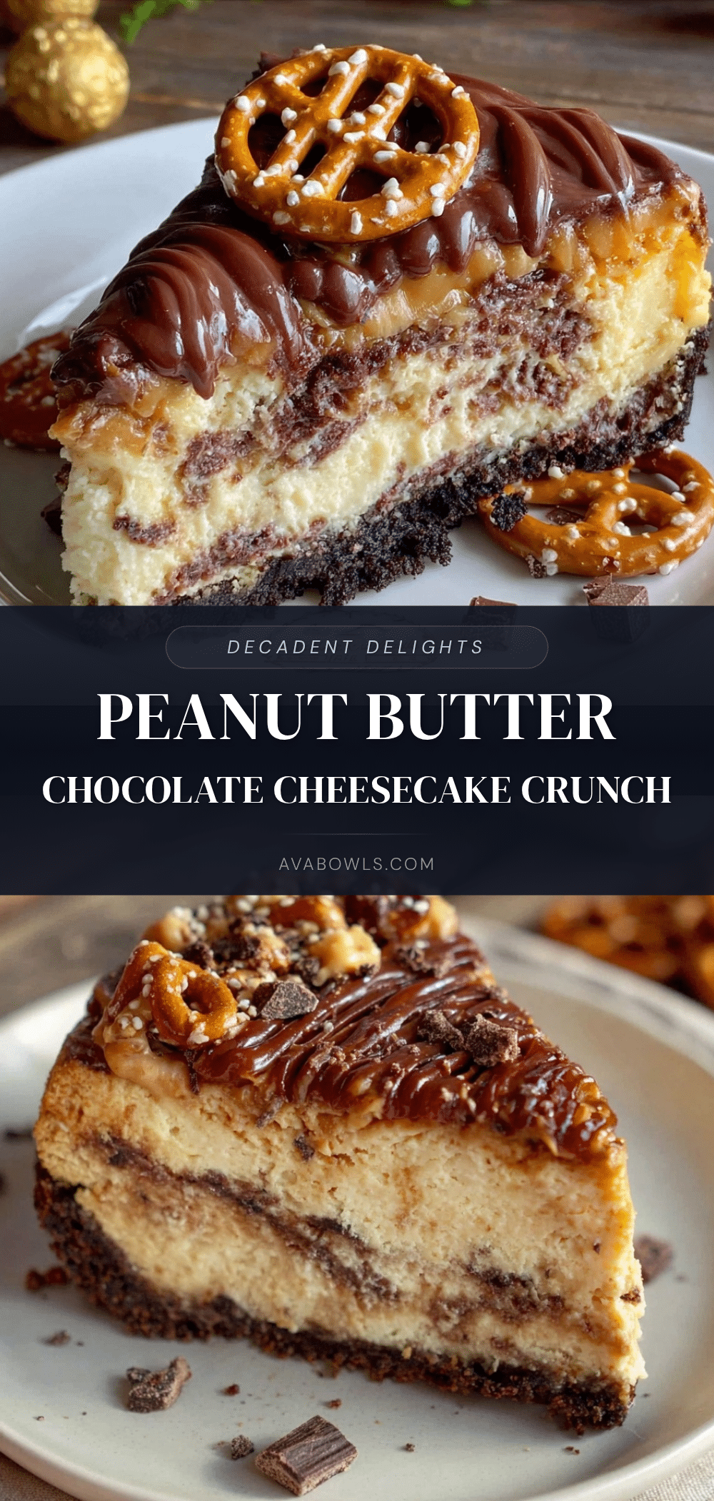 peanut butter chocolate cheesecake recipe