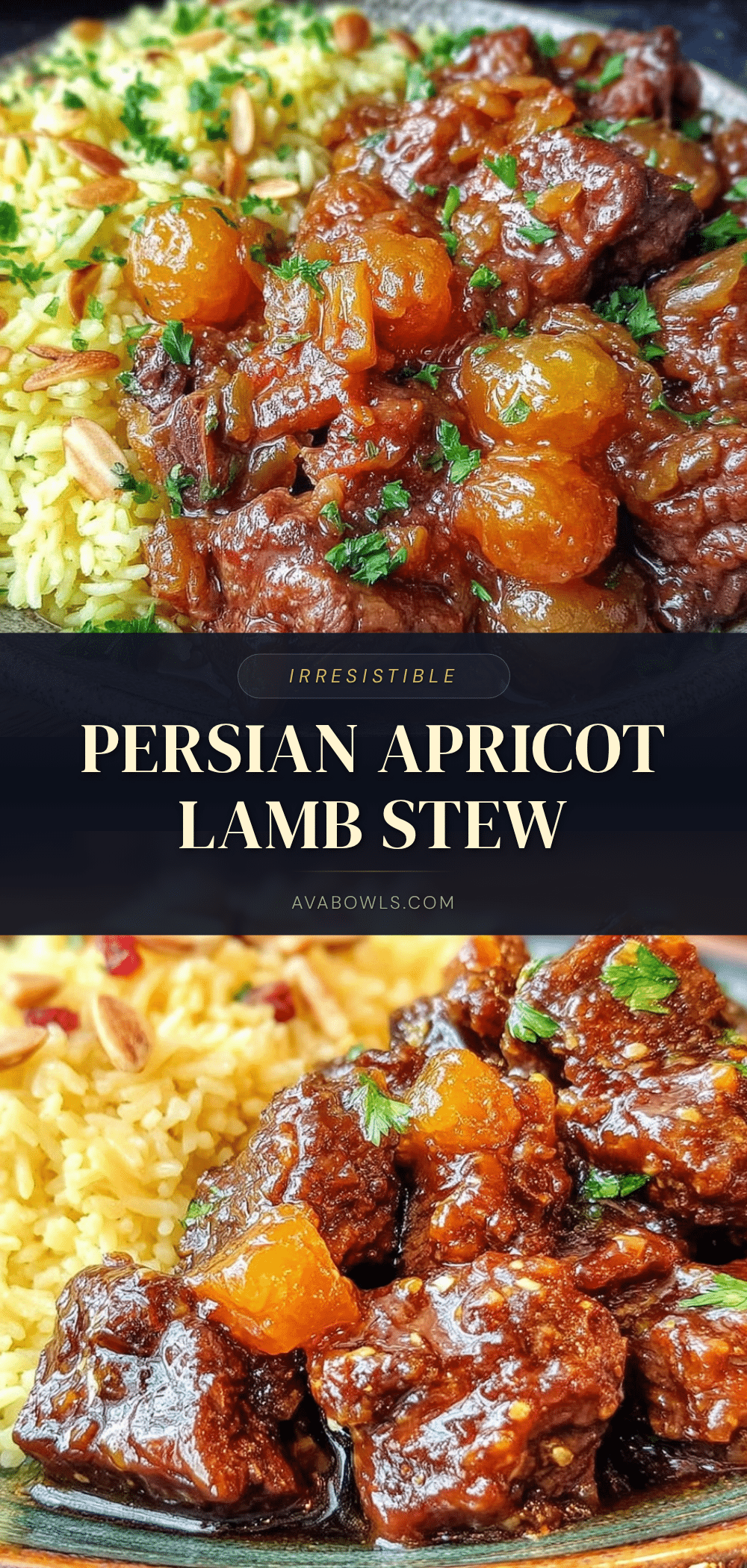 Persian apricot lamb stew recipe