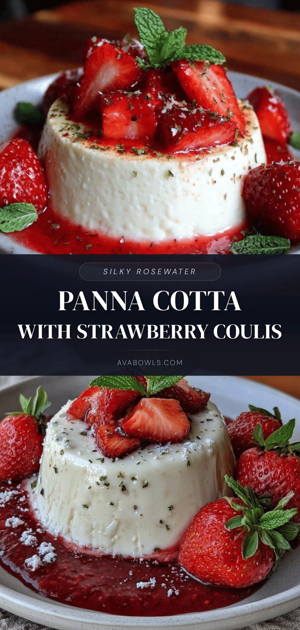 rosewater panna cotta recipe