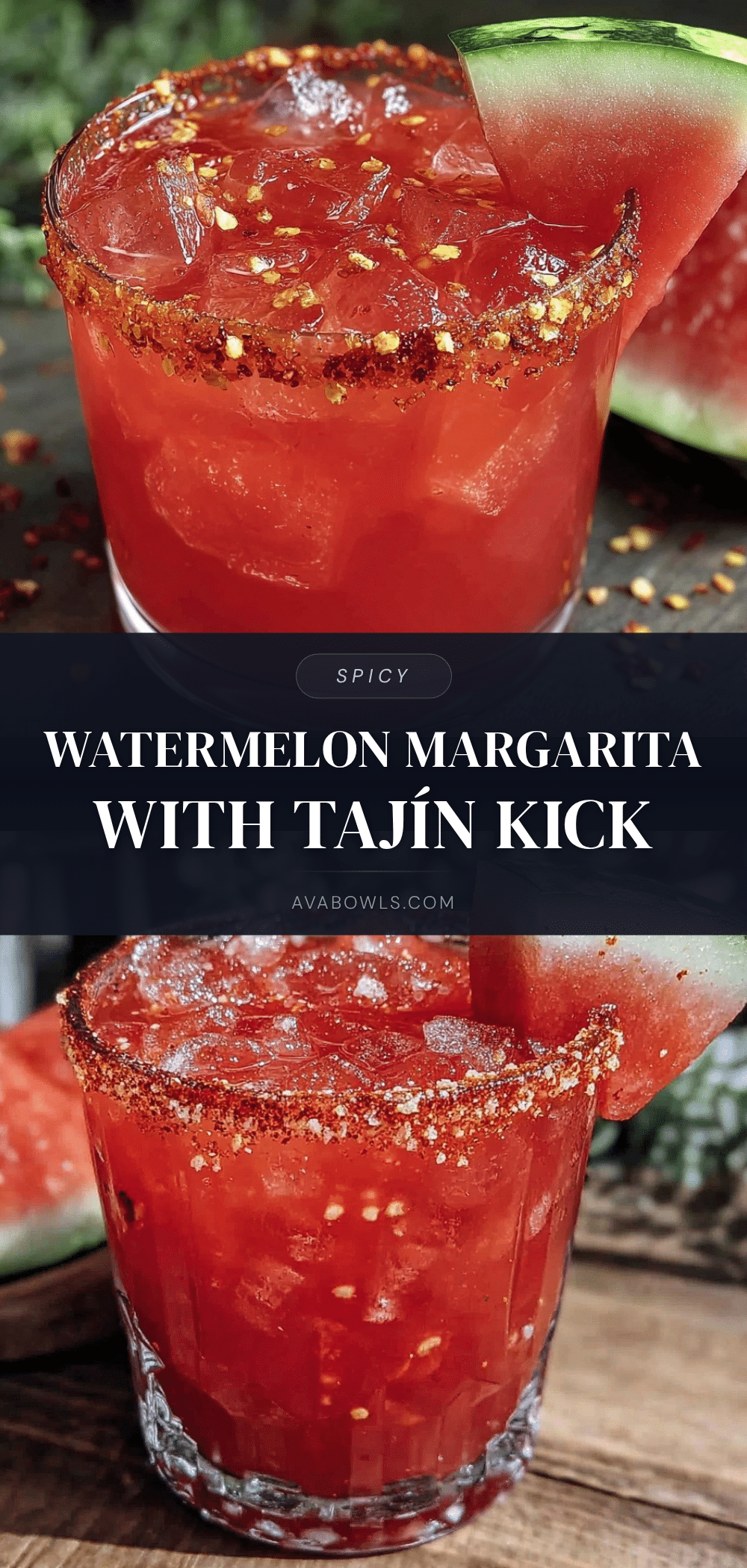 spicy watermelon margarita mocktail recipe