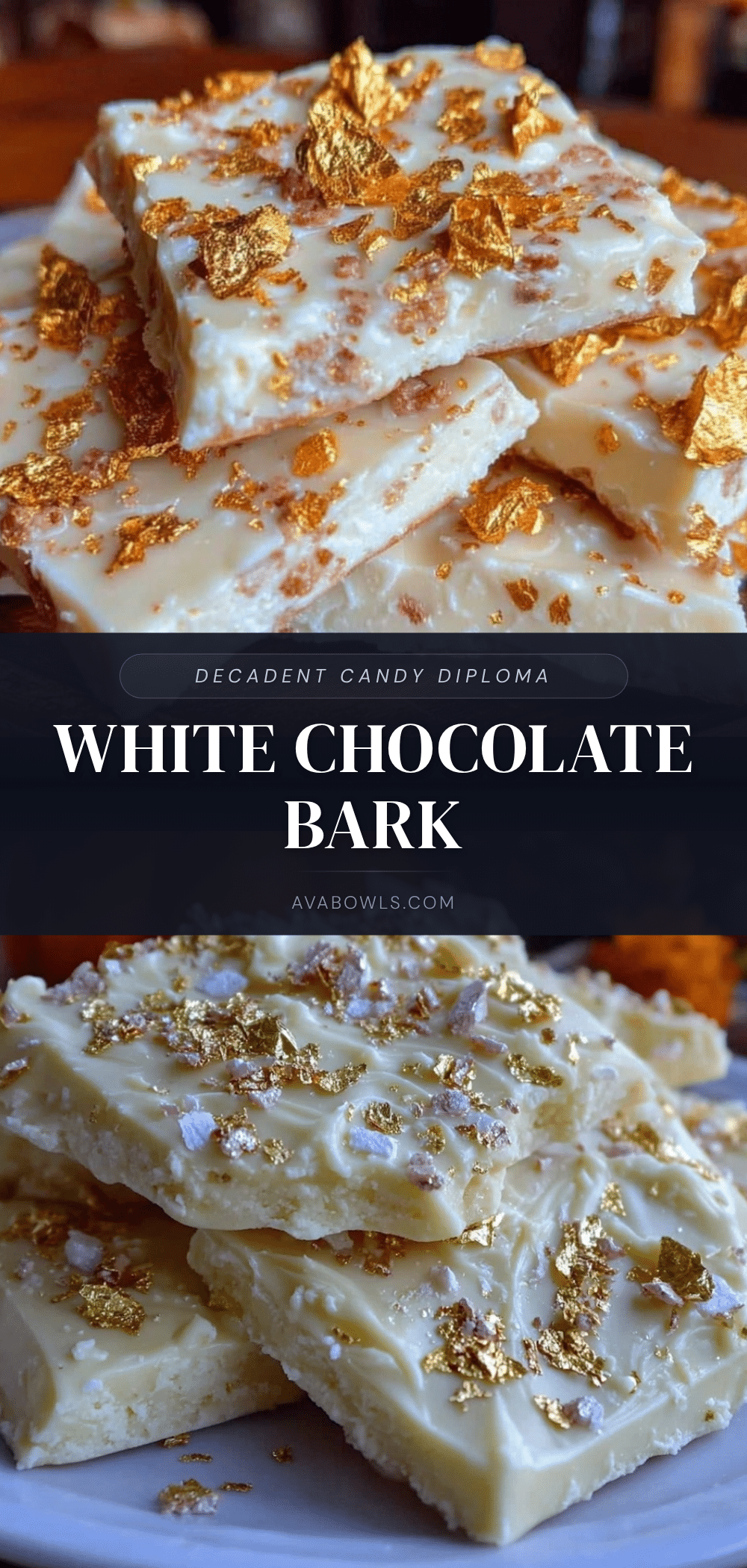 white chocolate bark recipe