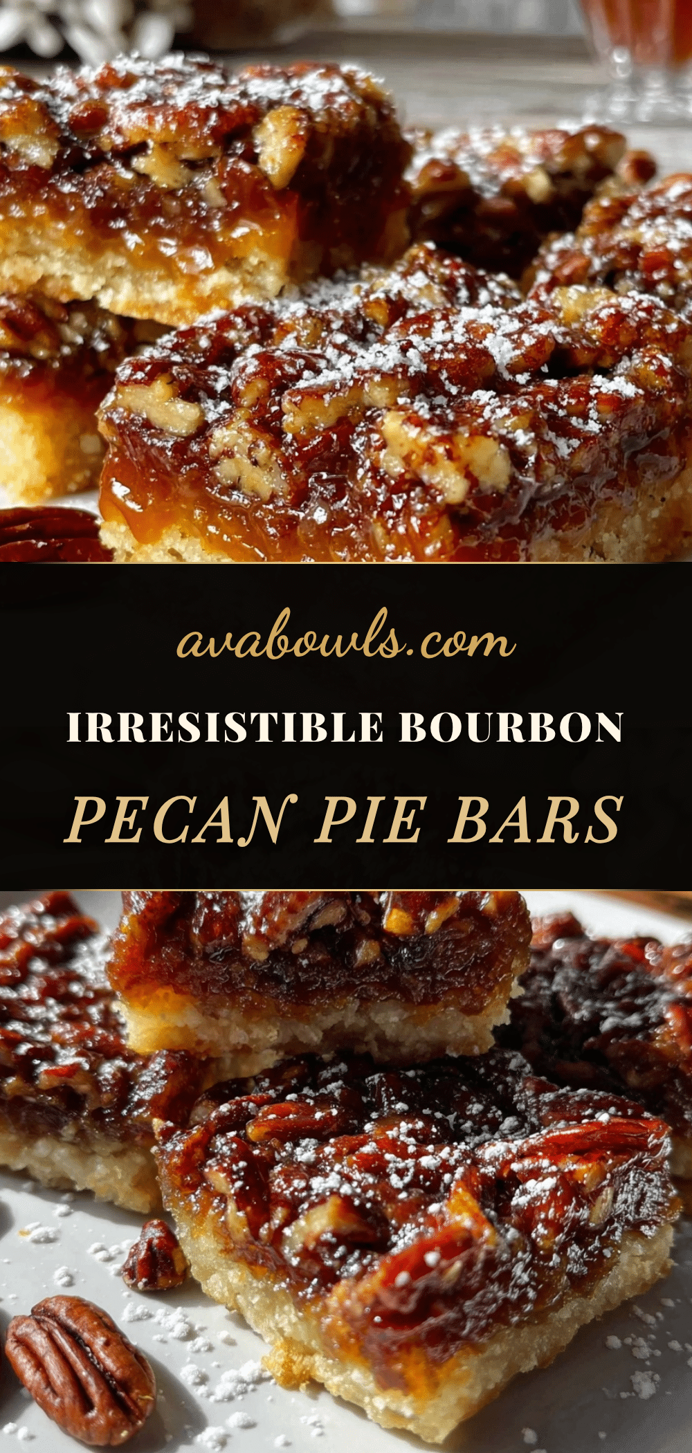 bourbon pecan pie bars recipe