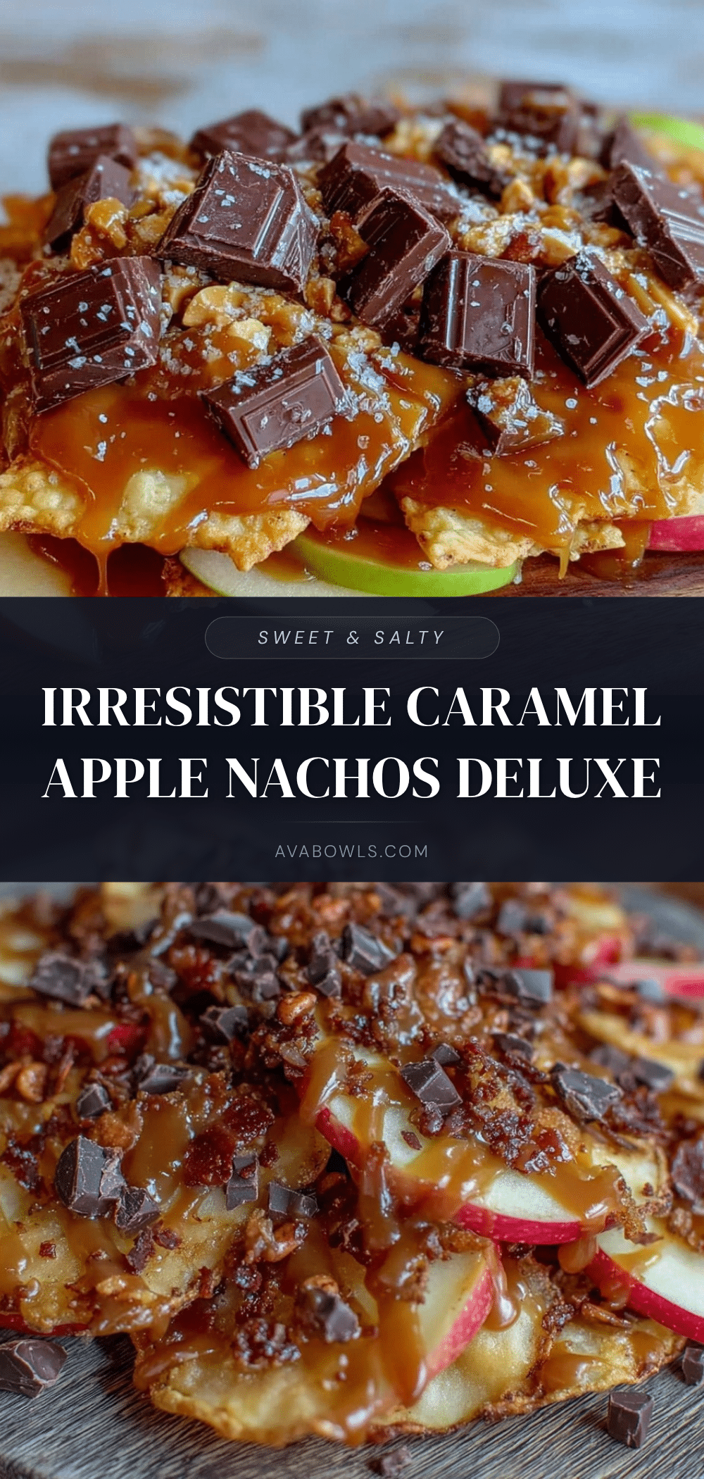 caramel apple nachos recipe