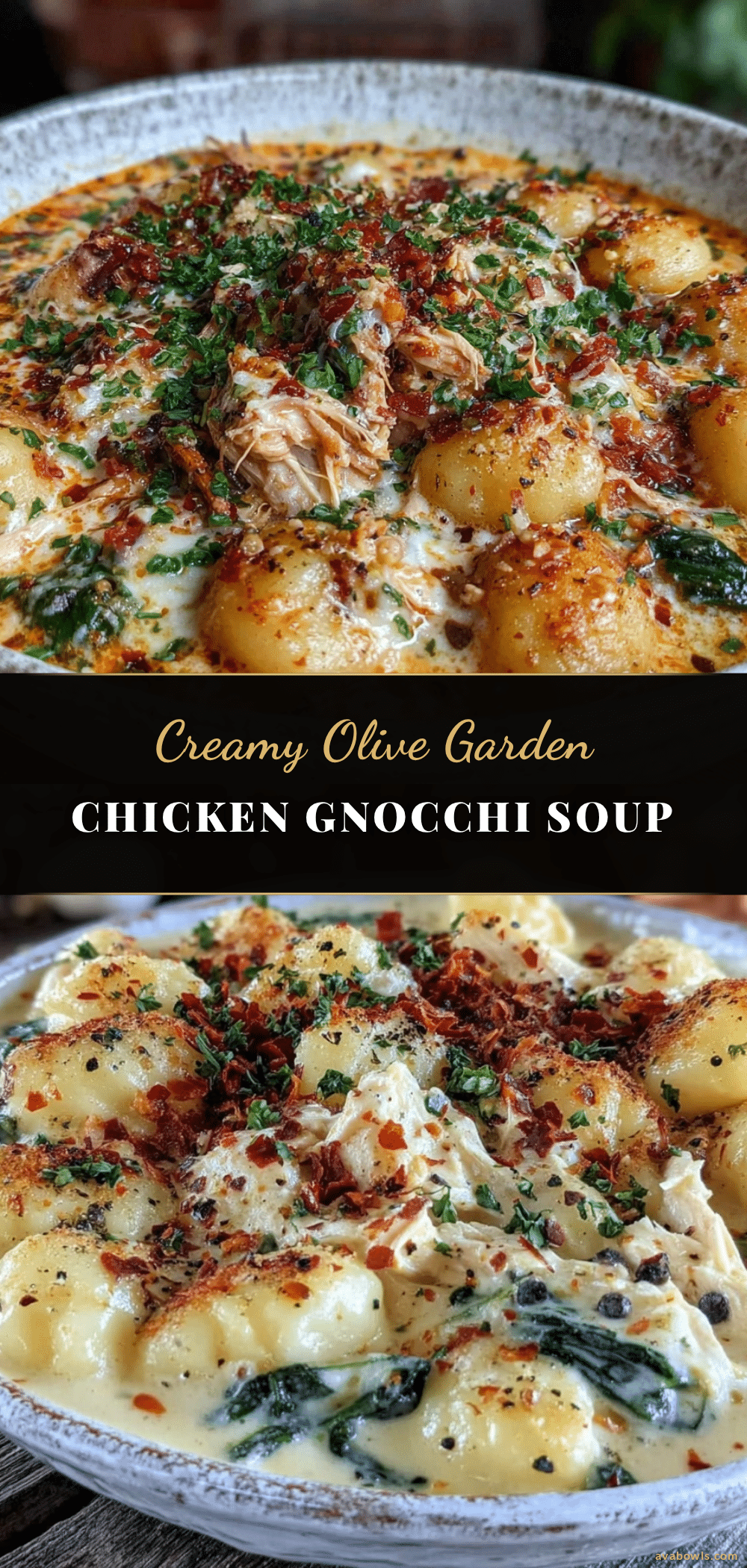 creamy chicken gnocchi soup recipe