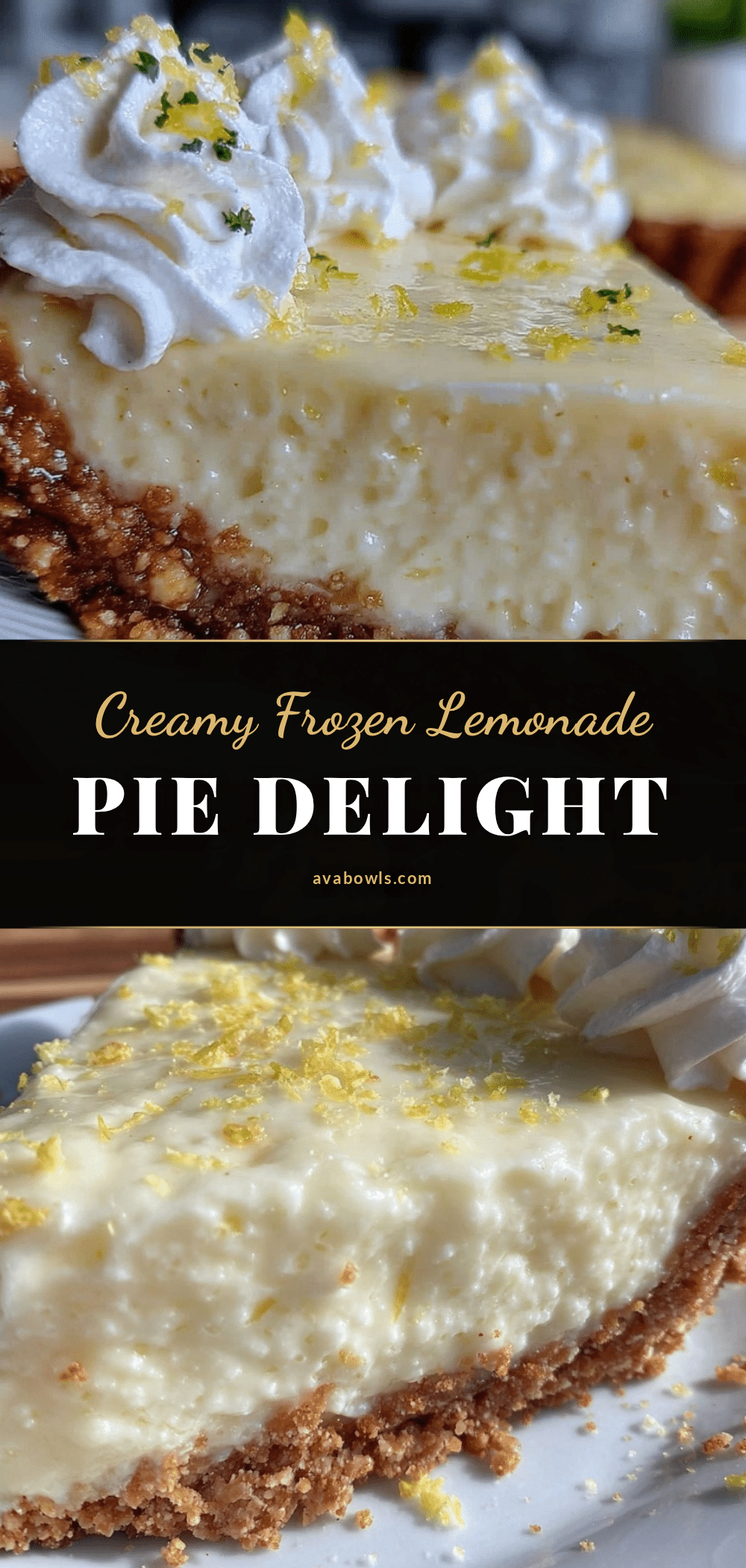 creamy frozen lemonade pie recipe