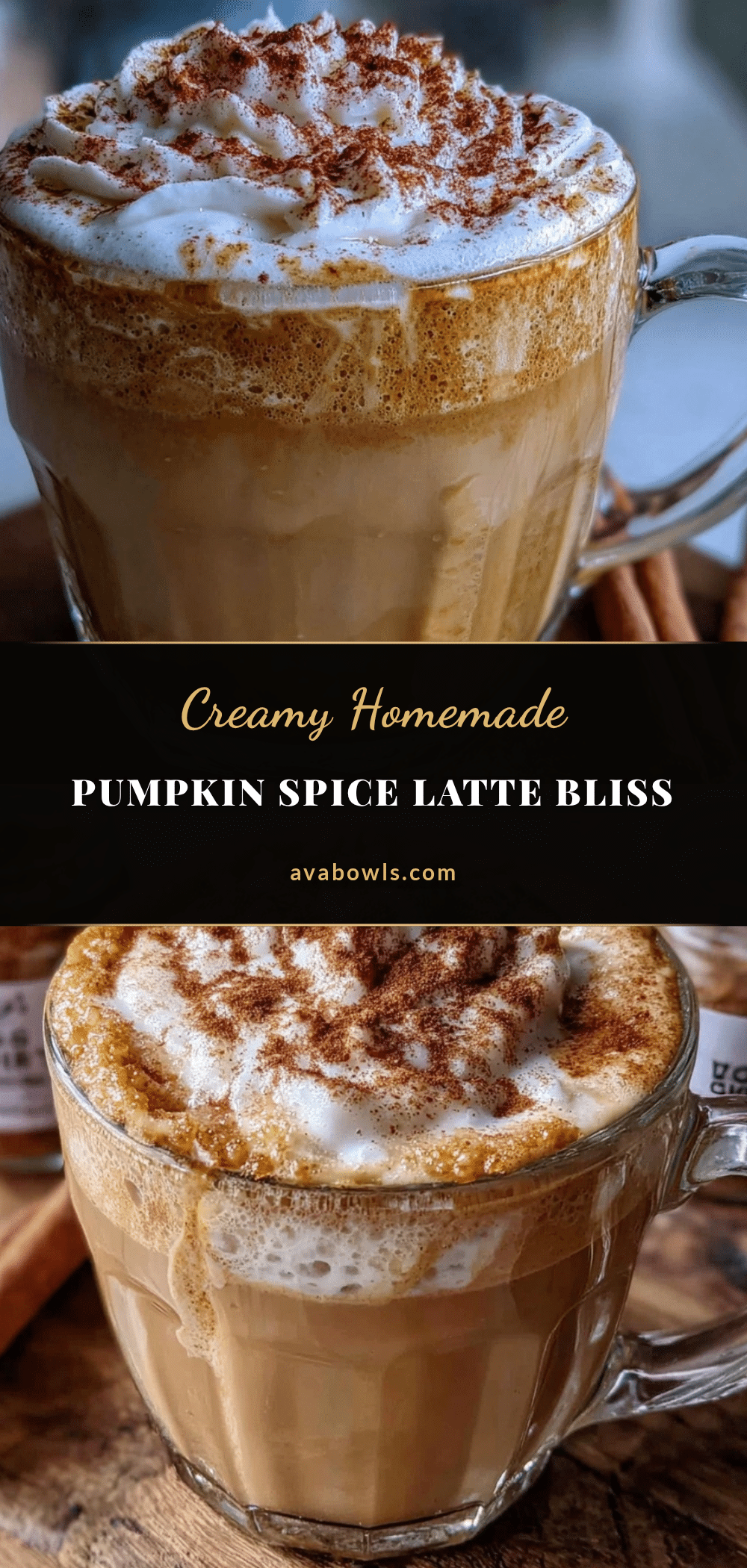 creamy homemade pumpkin spice latte recipe
