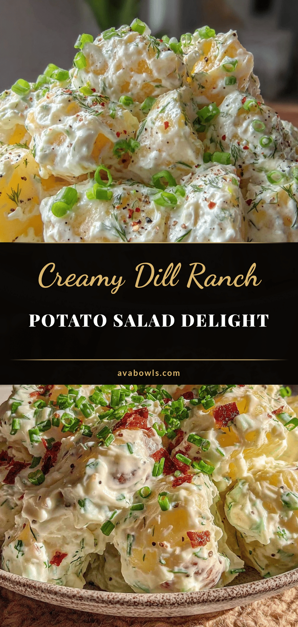 creamy ranch potato salad recipe