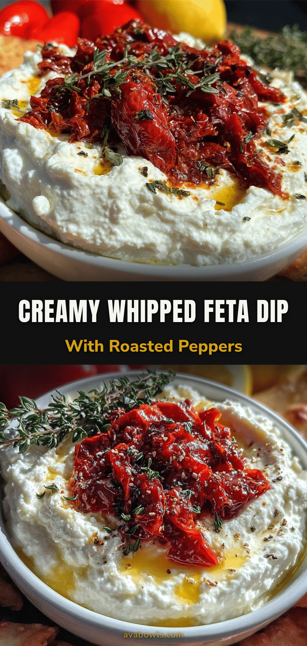 creamy whipped feta dip recipe