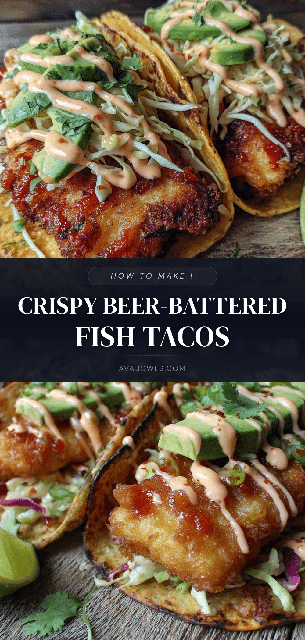 crispy beer-battered fish tacos recipe