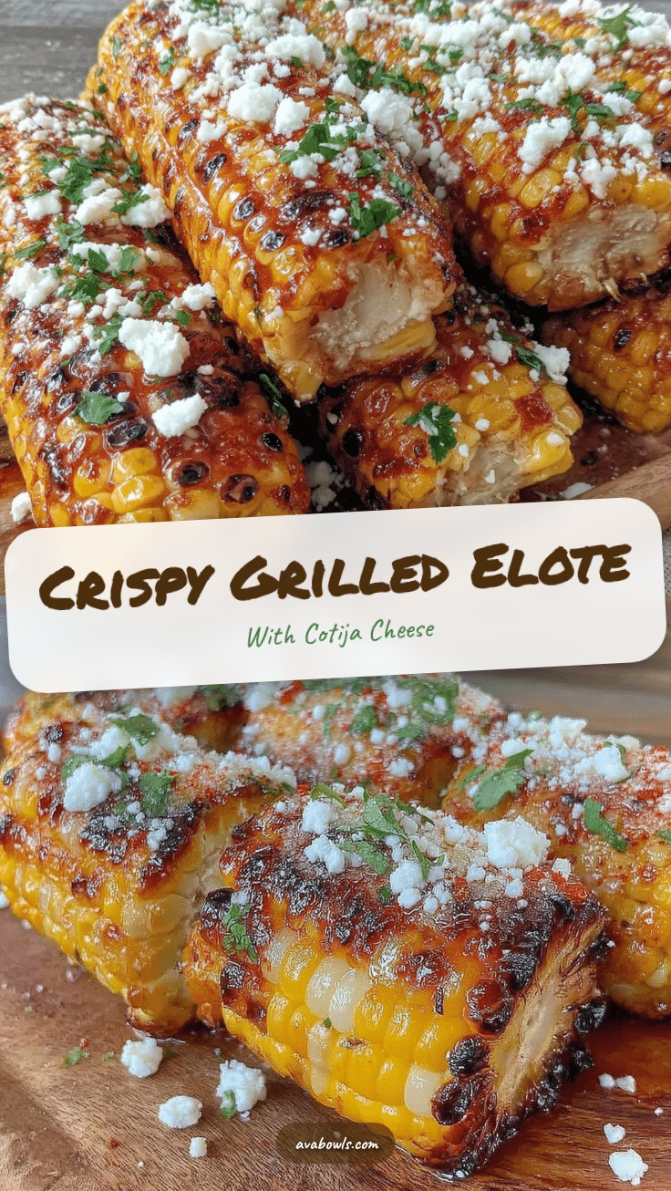 crispy grilled elote recipe
