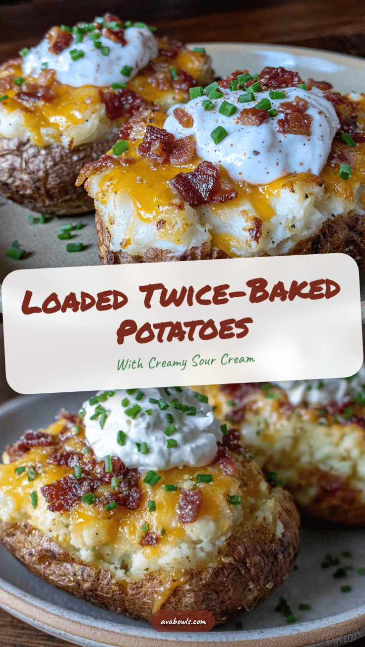 crispy loaded twice-baked potatoes recipe