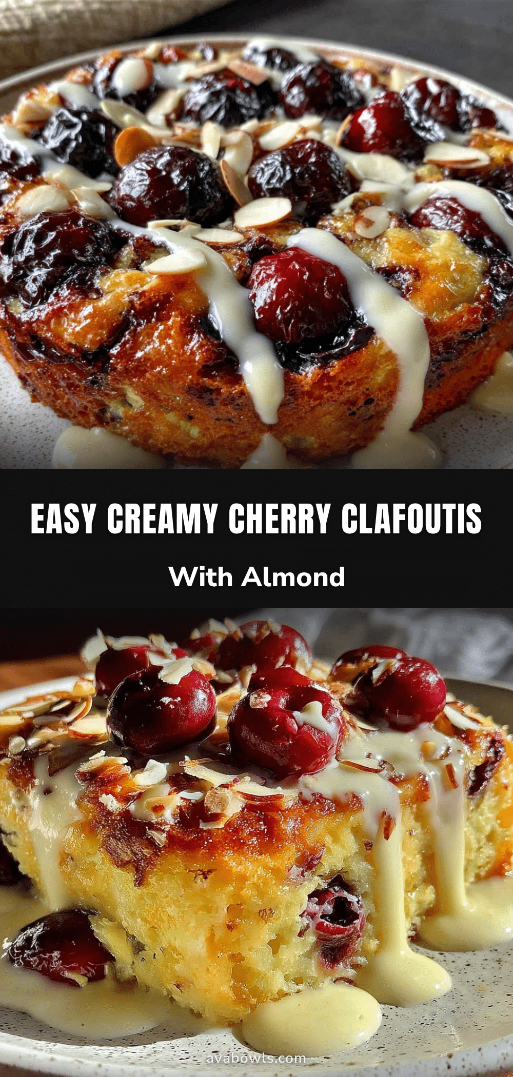 easy creamy cherry clafoutis recipe