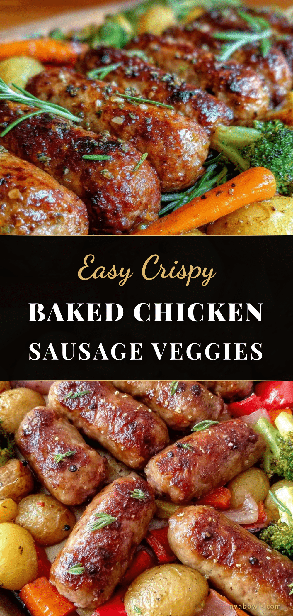 easy crispy baked chicken sausage recipe