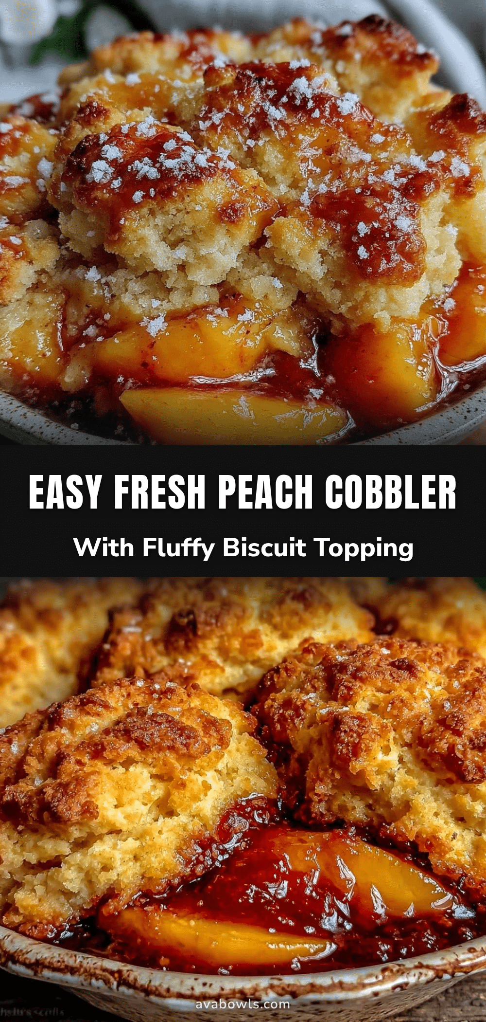 easy fresh peach cobbler recipe