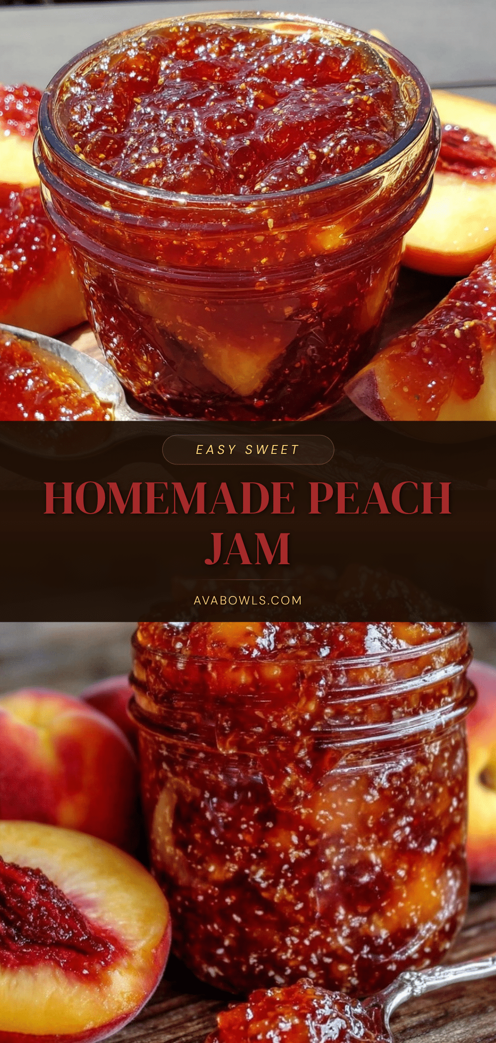 easy homemade peach jam recipe